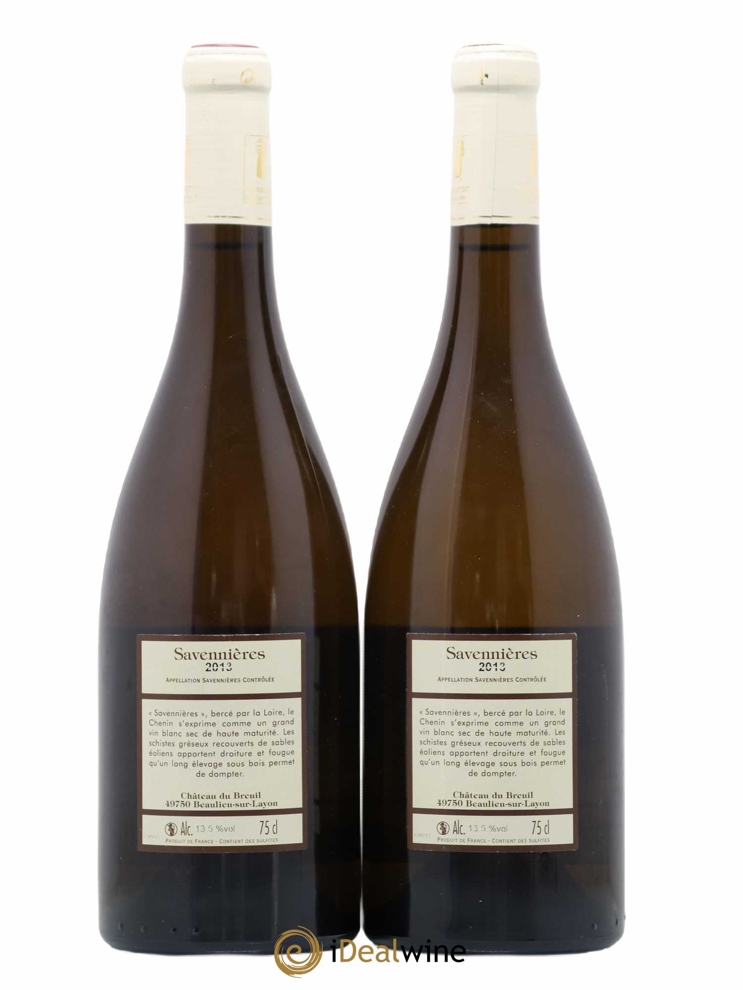 Savennières Château du Breuil 2013 - Lot de 2 bouteilles - 1