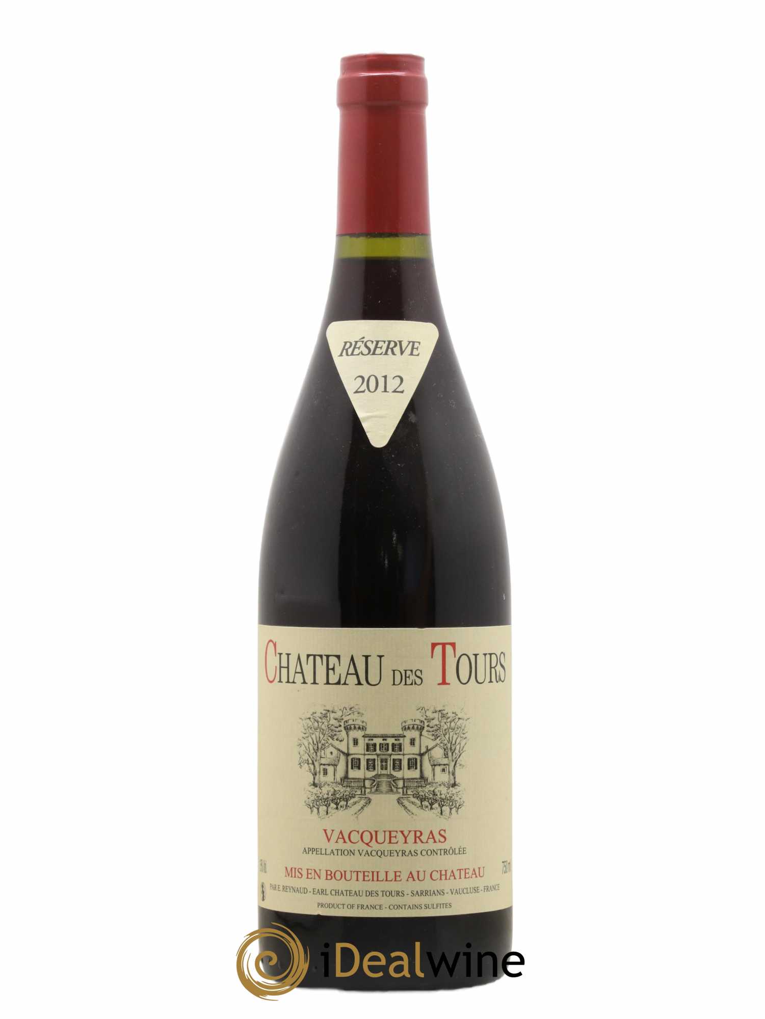 Vacqueyras Château des Tours Emmanuel Reynaud 2012 - Lot de 1 bouteille - 0