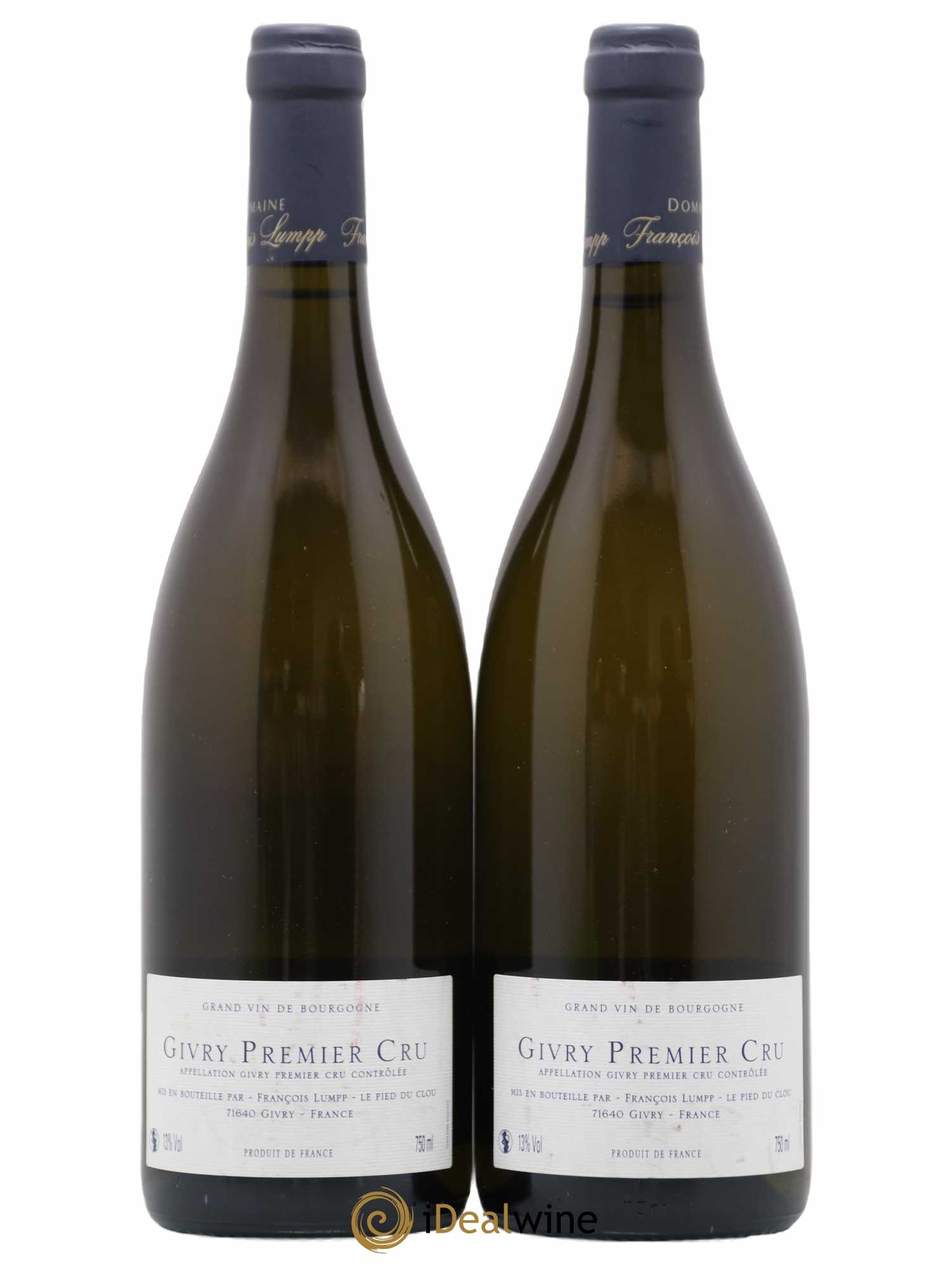 Givry 1er Cru Petit Marole François Lumpp (Domaine) 2018 - Lot de 2 bouteilles - 1