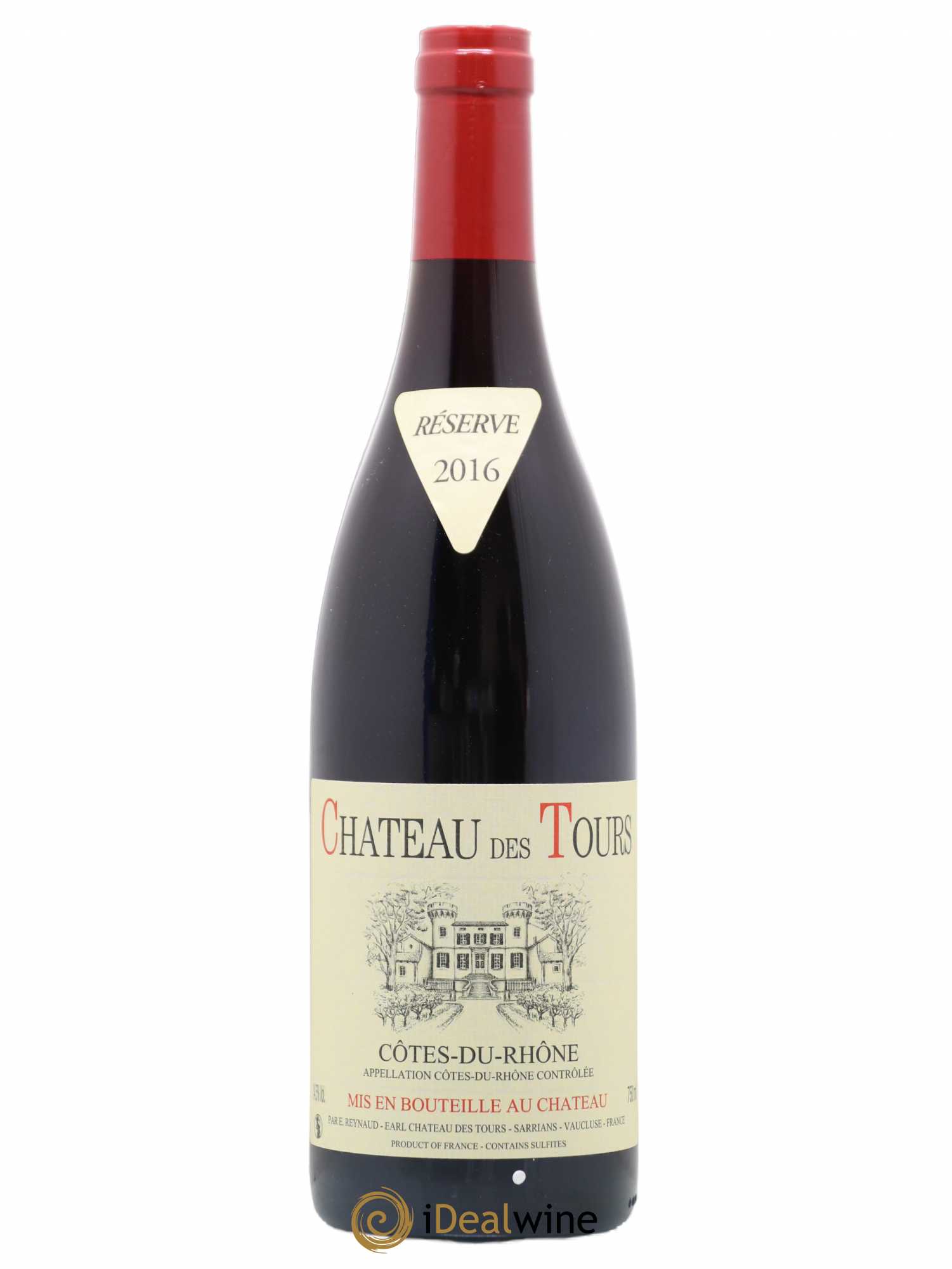 Côtes-du-Rhône Château des Tours Emmanuel Reynaud 2016 - Lot de 1 bouteille - 0
