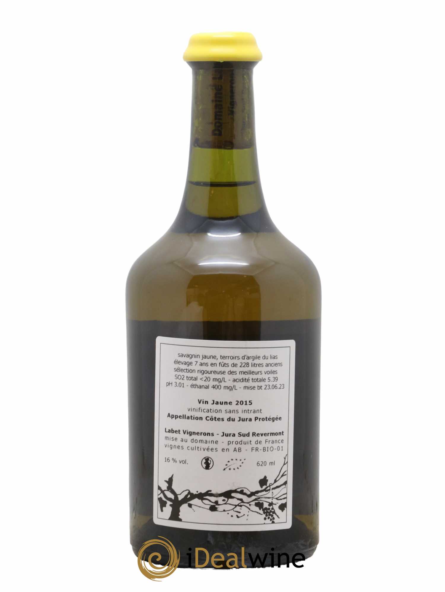 Côtes du Jura Vin Jaune Romain - Julien  - Charline Labet 2015 - Lot of 1 bottle - 1