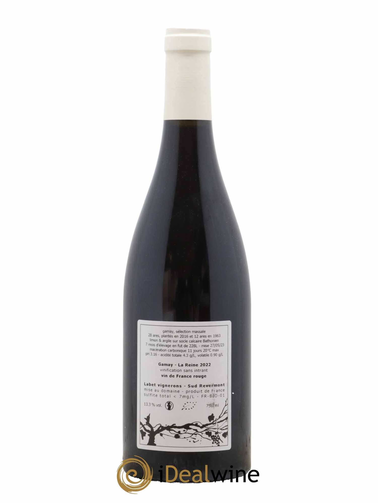 Vin de France Gamay La Reine Labet (Domaine) 2022 - Lot de 1 bouteille - 1