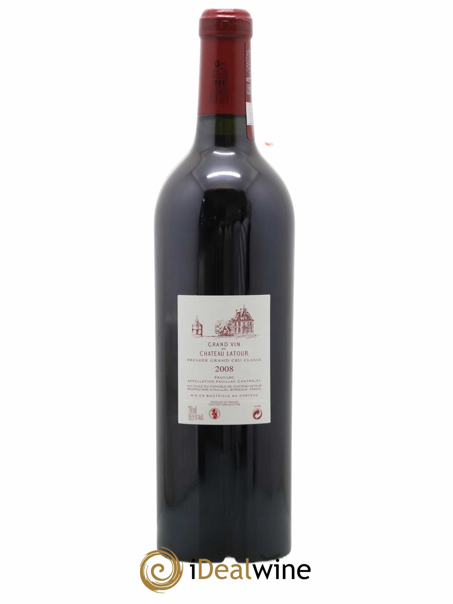 Château Latour 1er Grand Cru Classé 2008 - Lot de 1 bouteille - 1