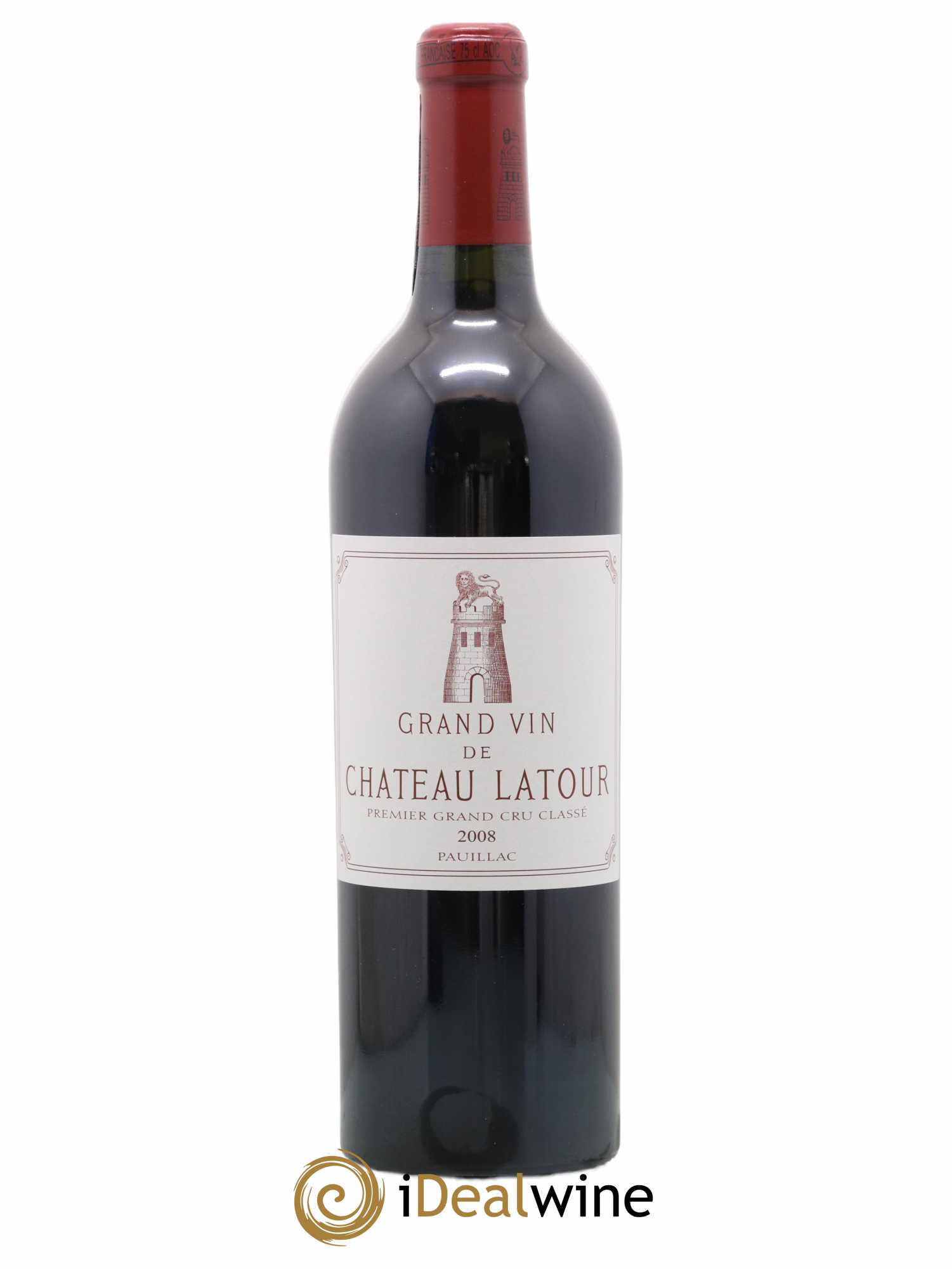 Château Latour 1er Grand Cru Classé 2008 - Lot de 1 bouteille - 0