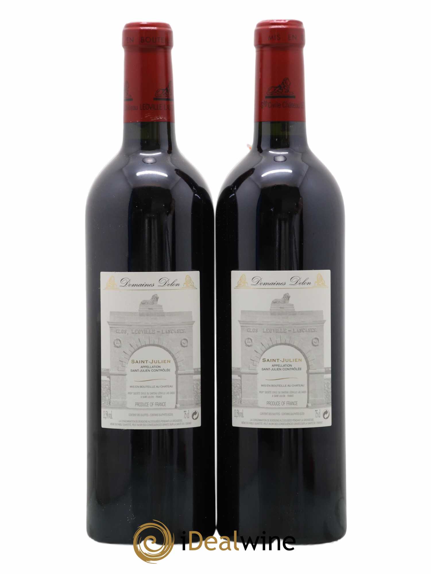 Château Léoville Las Cases 2ème Grand Cru Classé 2008 - Lot de 2 bouteilles - 1