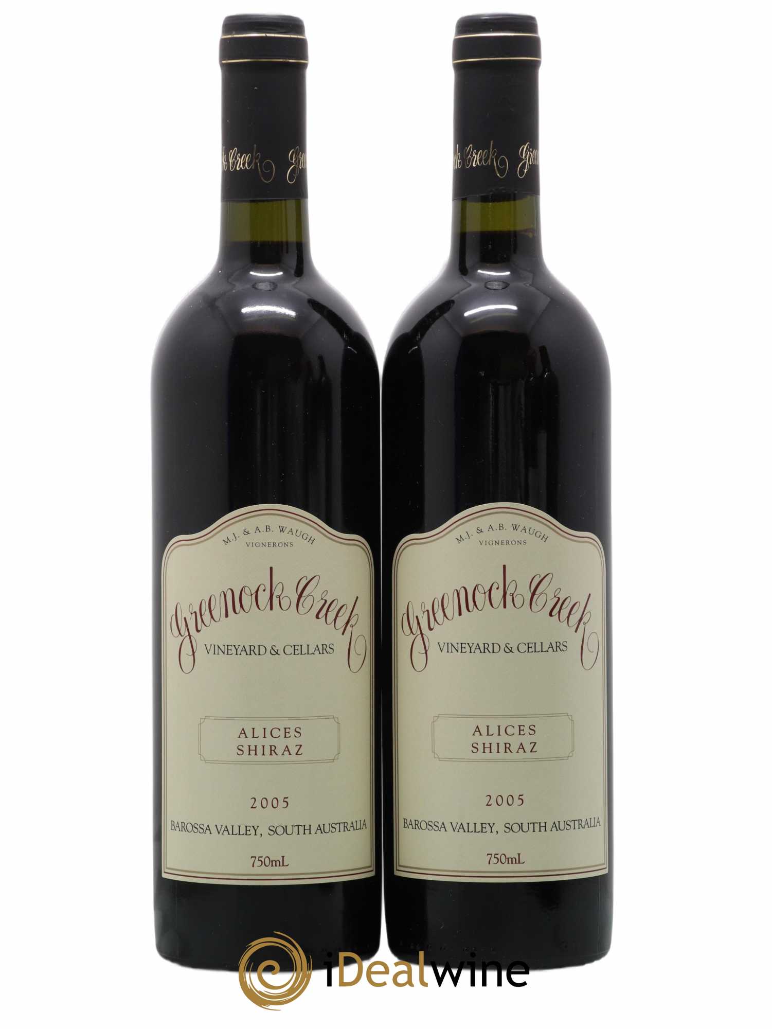 Barossa Valley Shiraz Greenock Creek Alices 2005 - Lot de 2 bouteilles - 0
