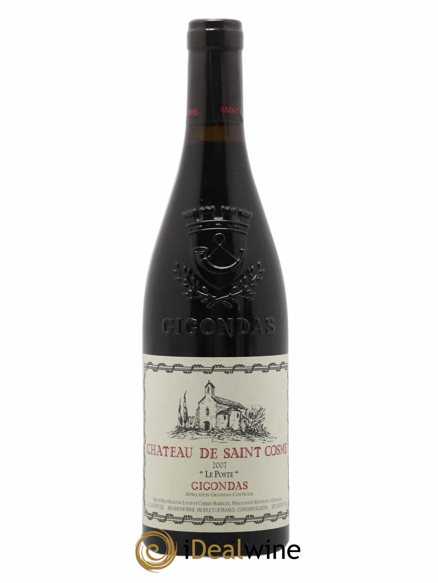 Gigondas Le Poste Saint Cosme 2007 - Lot de 1 bouteille - 0