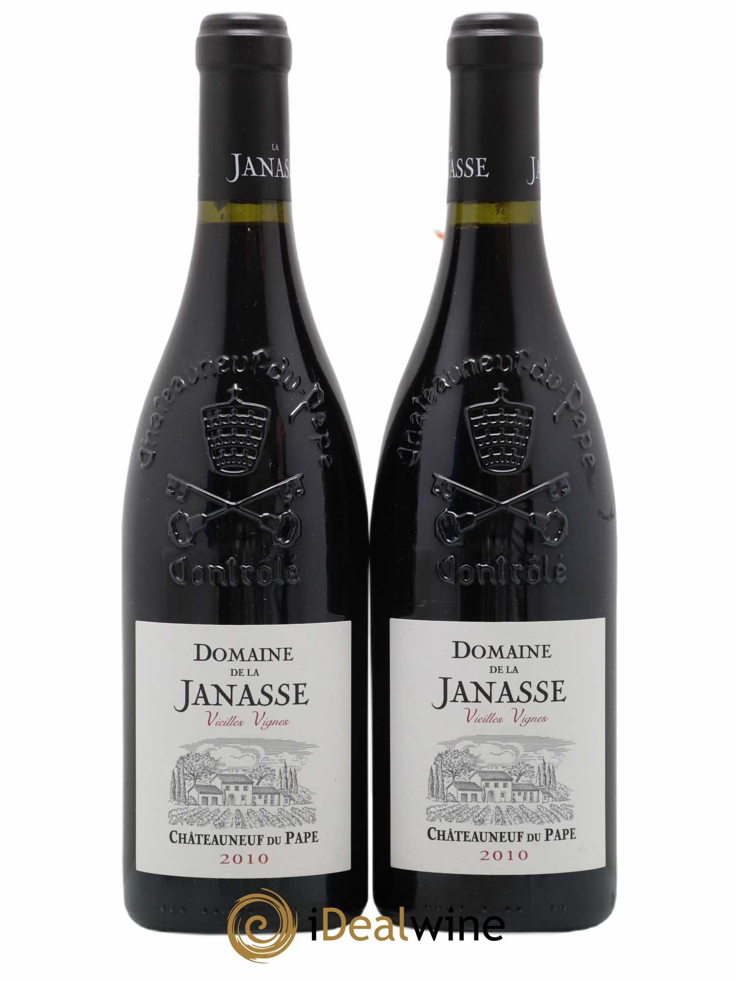 Châteauneuf-du-Pape Cuvée Vieilles Vignes La Janasse (Domaine de) 2010 - Lot de 2 bouteilles - 0