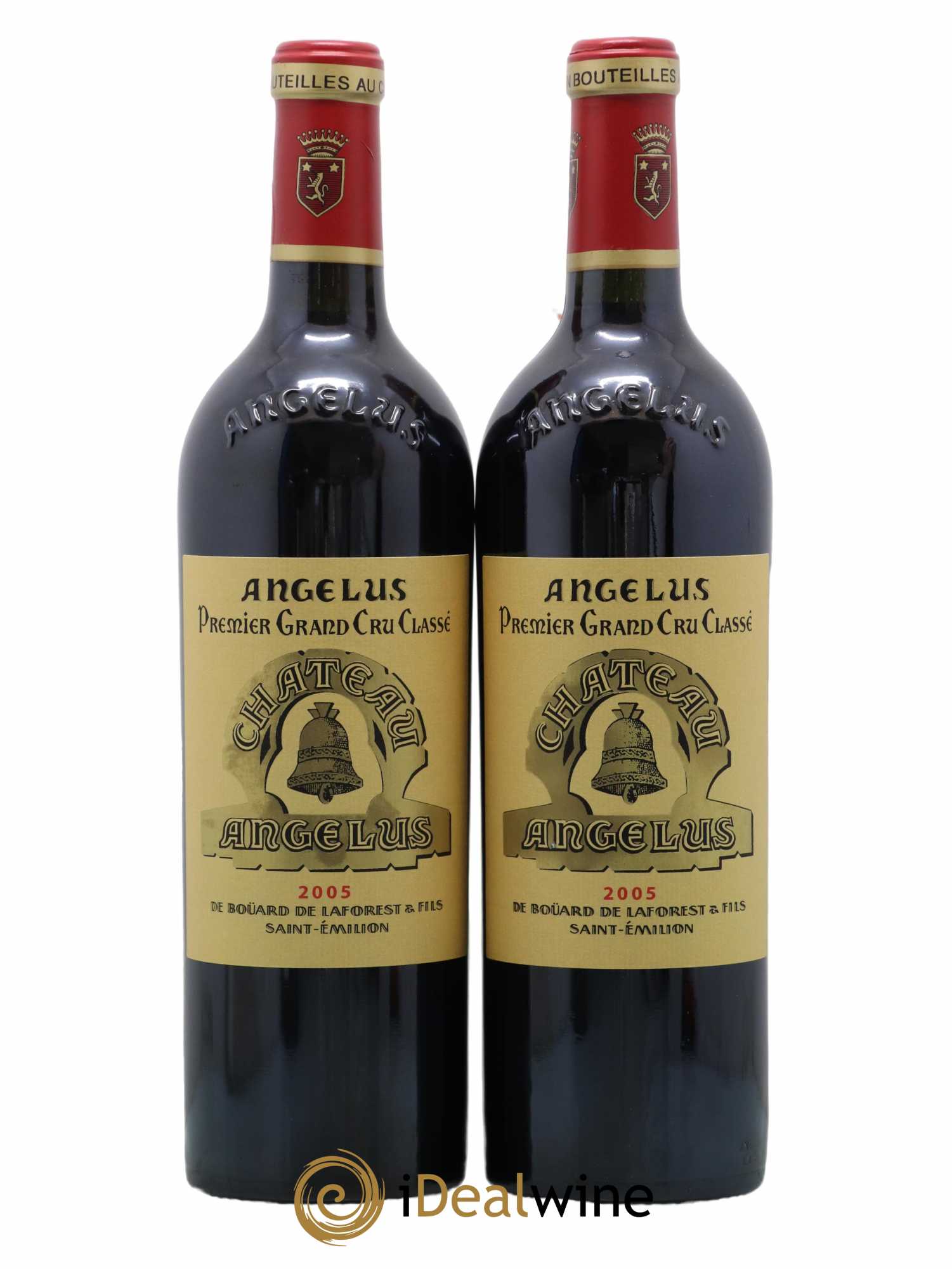 Château Angélus 1er Grand Cru Classé A 2005 - Lot de 2 bouteilles - 0