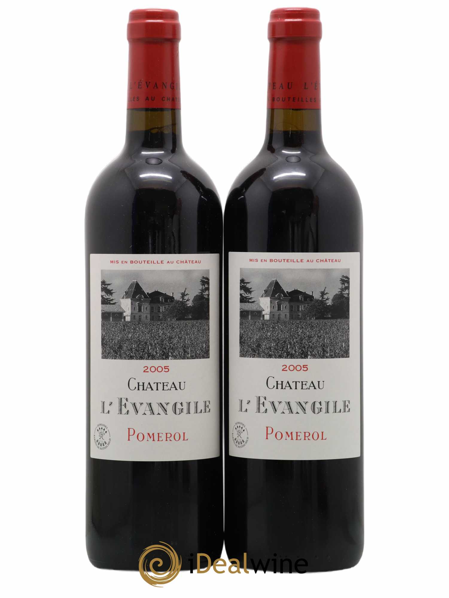 Château l' Évangile 2005 - Lot de 2 bouteilles - 0