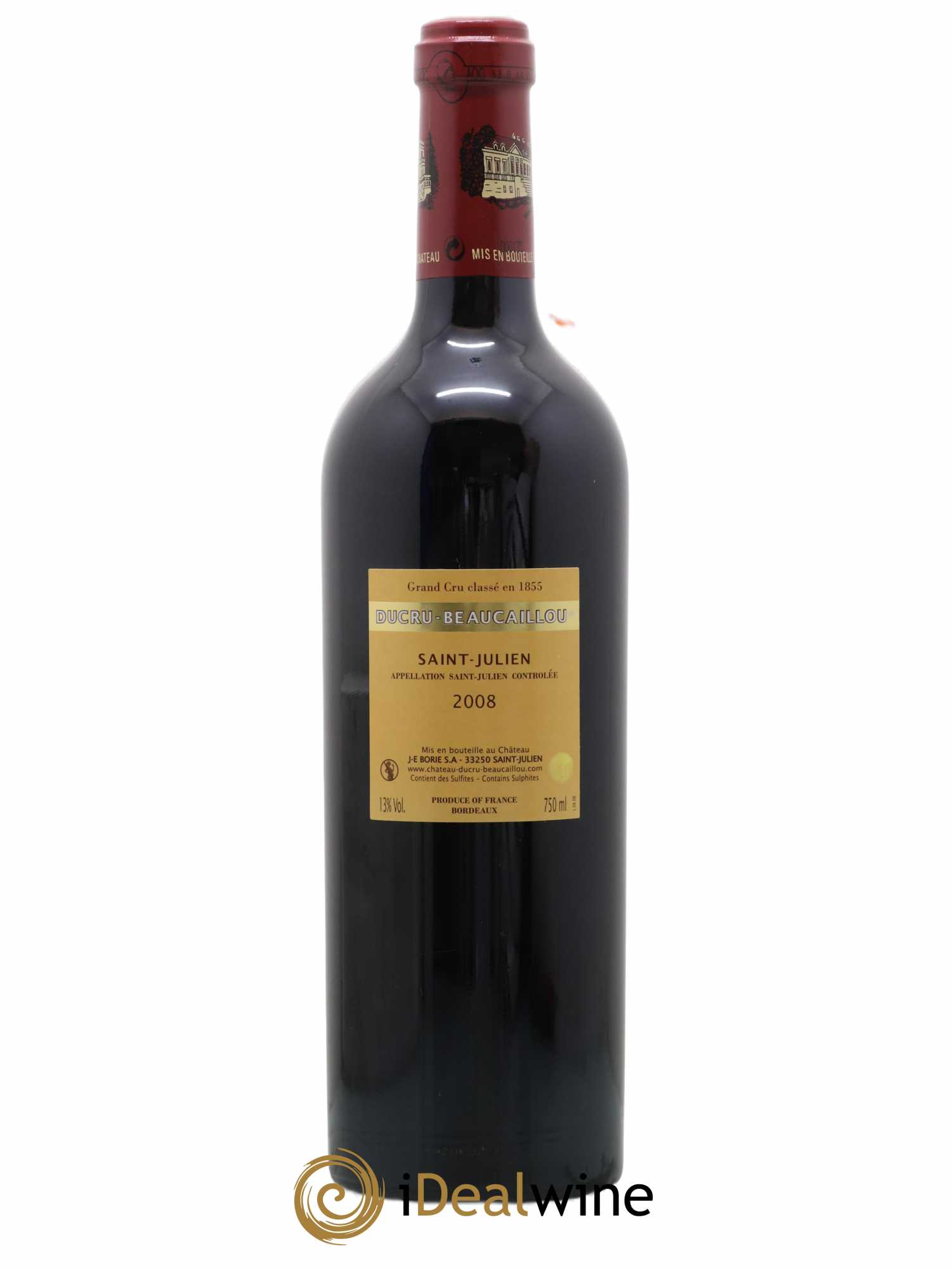 Château Ducru Beaucaillou 2ème Grand Cru Classé 2008 - Lot of 1 bottle - 1