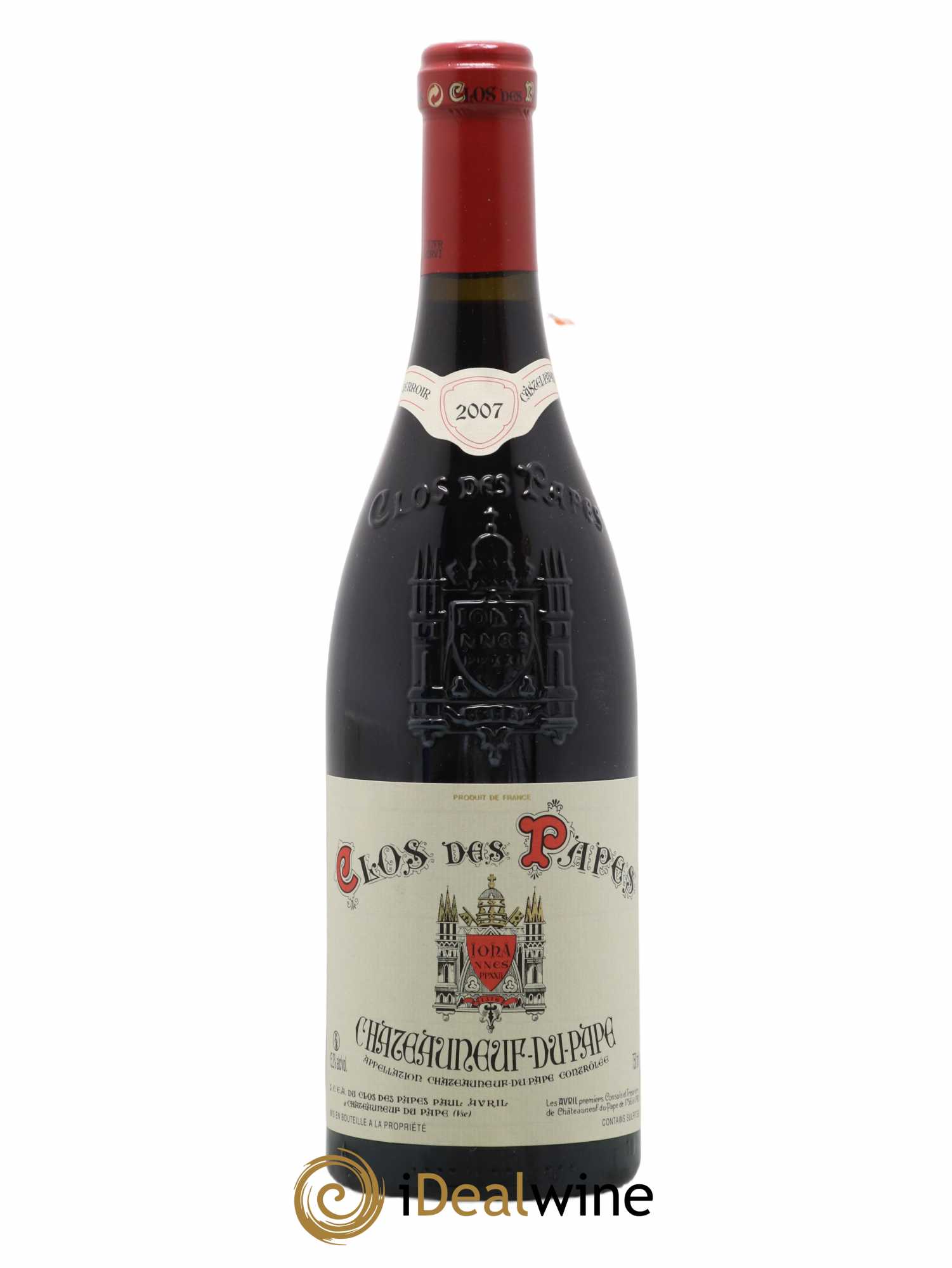 Châteauneuf-du-Pape Clos des Papes - Paul Avril 2007 - Lot de 1 bouteille - 0