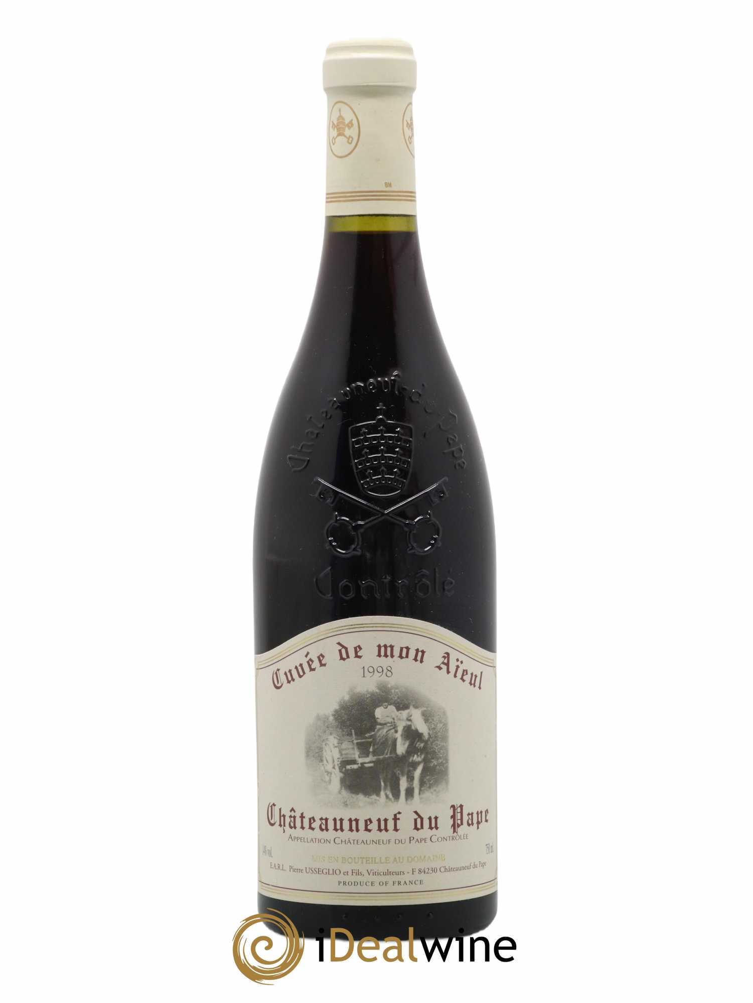 Châteauneuf-du-Pape Cuvée de mon Aïeul Pierre Usseglio & Fils 1998 - Lot de 1 bouteille - 0