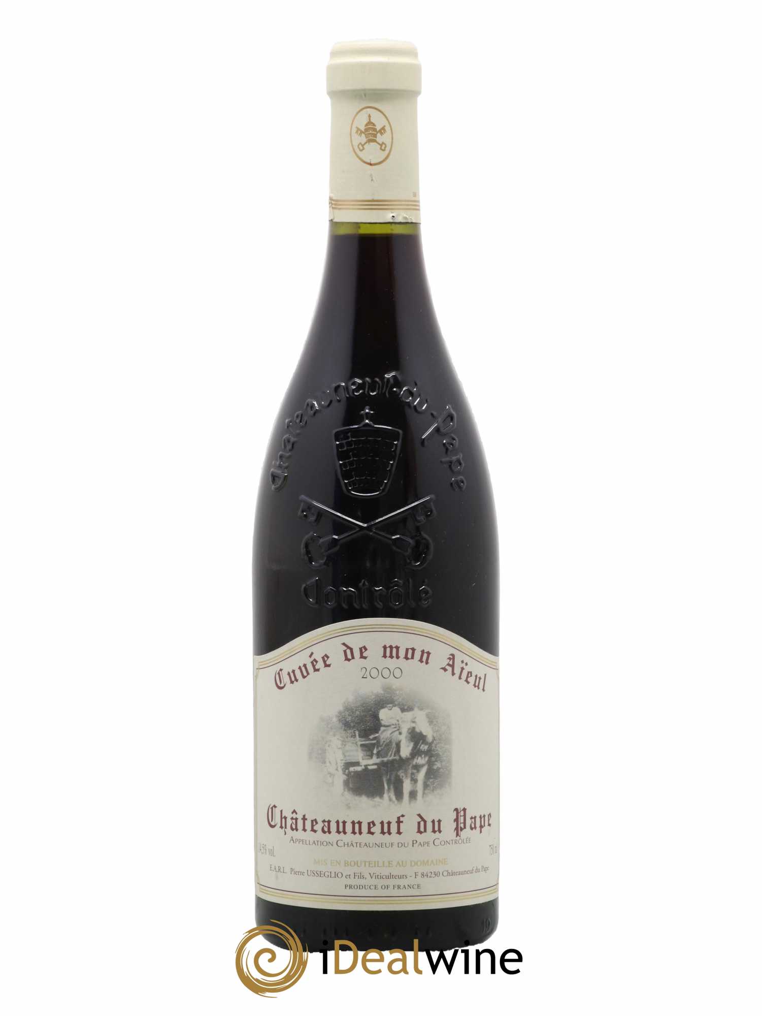 Châteauneuf-du-Pape Cuvée de mon Aïeul Pierre Usseglio & Fils 2000 - Lot de 1 bouteille - 0