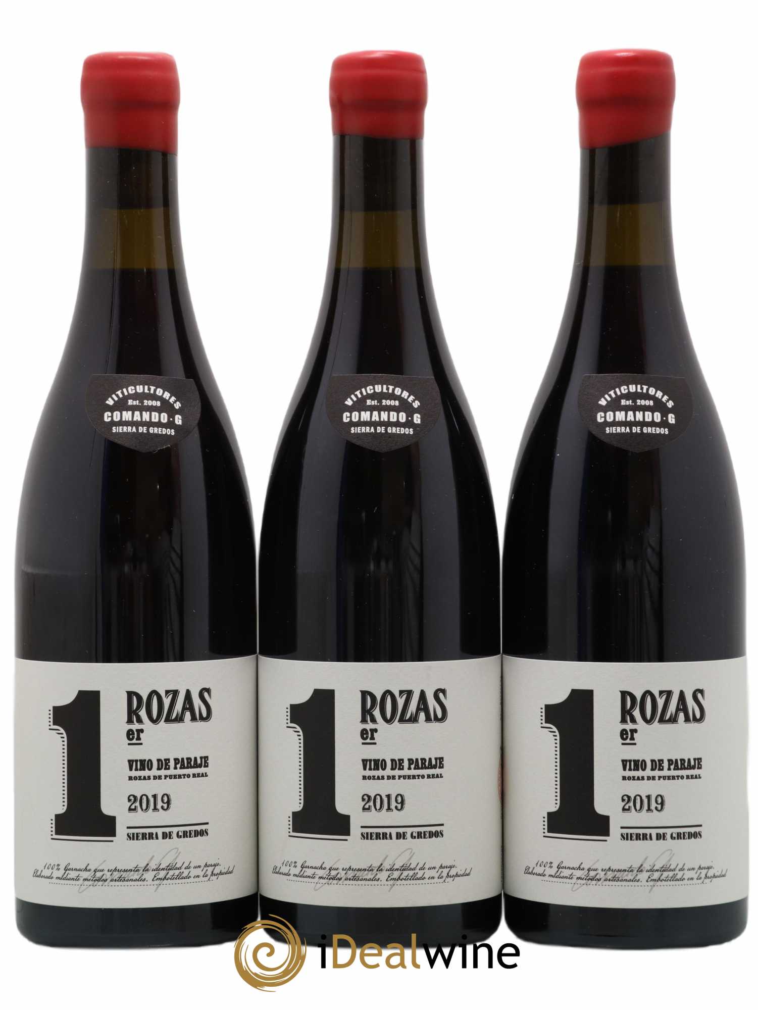 Vinos de Madrid DO Rozas 1er Comando G 2019 - Lot de 3 bouteilles - 0