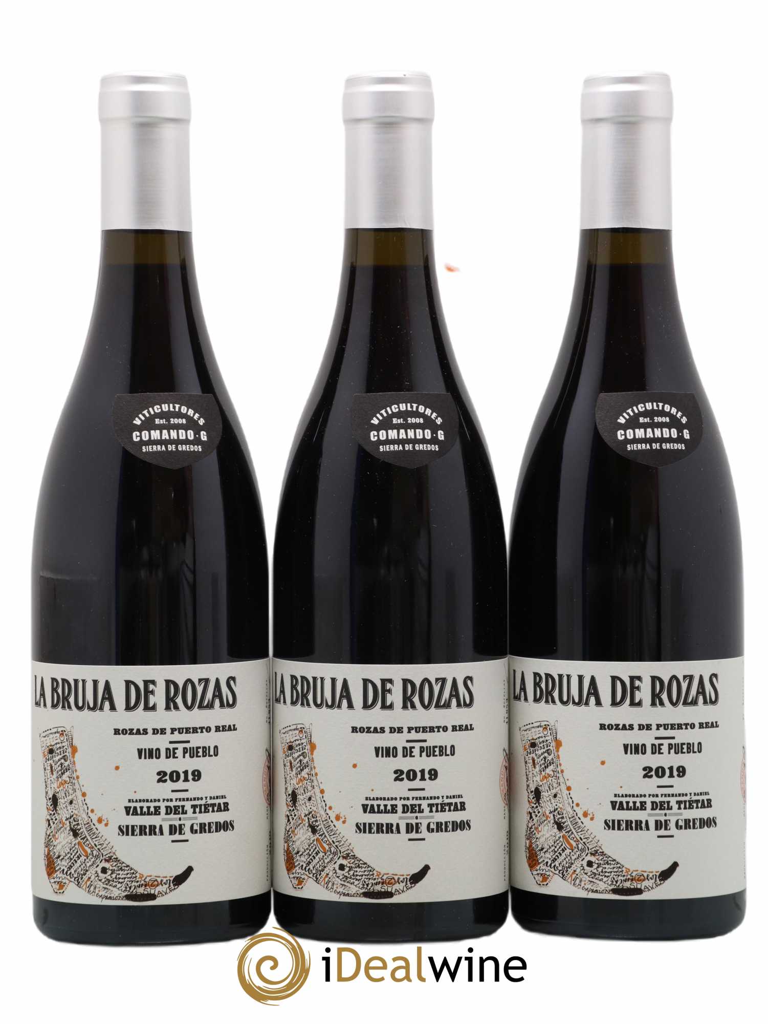 Vinos de Madrid DO Comando G La Bruja de Rozas 2019 - Lot de 3 bouteilles - 0