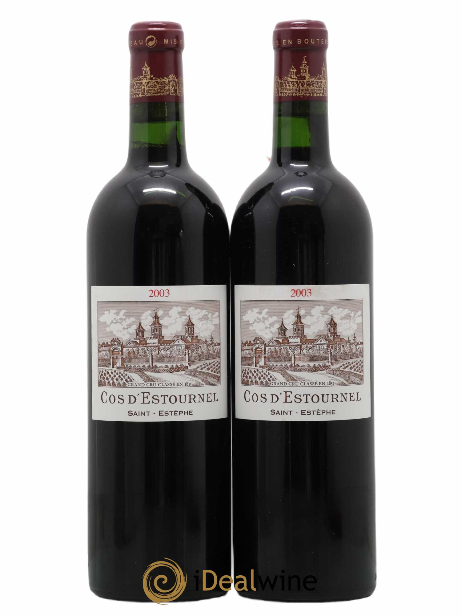 Cos d'Estournel 2ème Grand Cru Classé 2003 - Lot de 2 bouteilles - 0