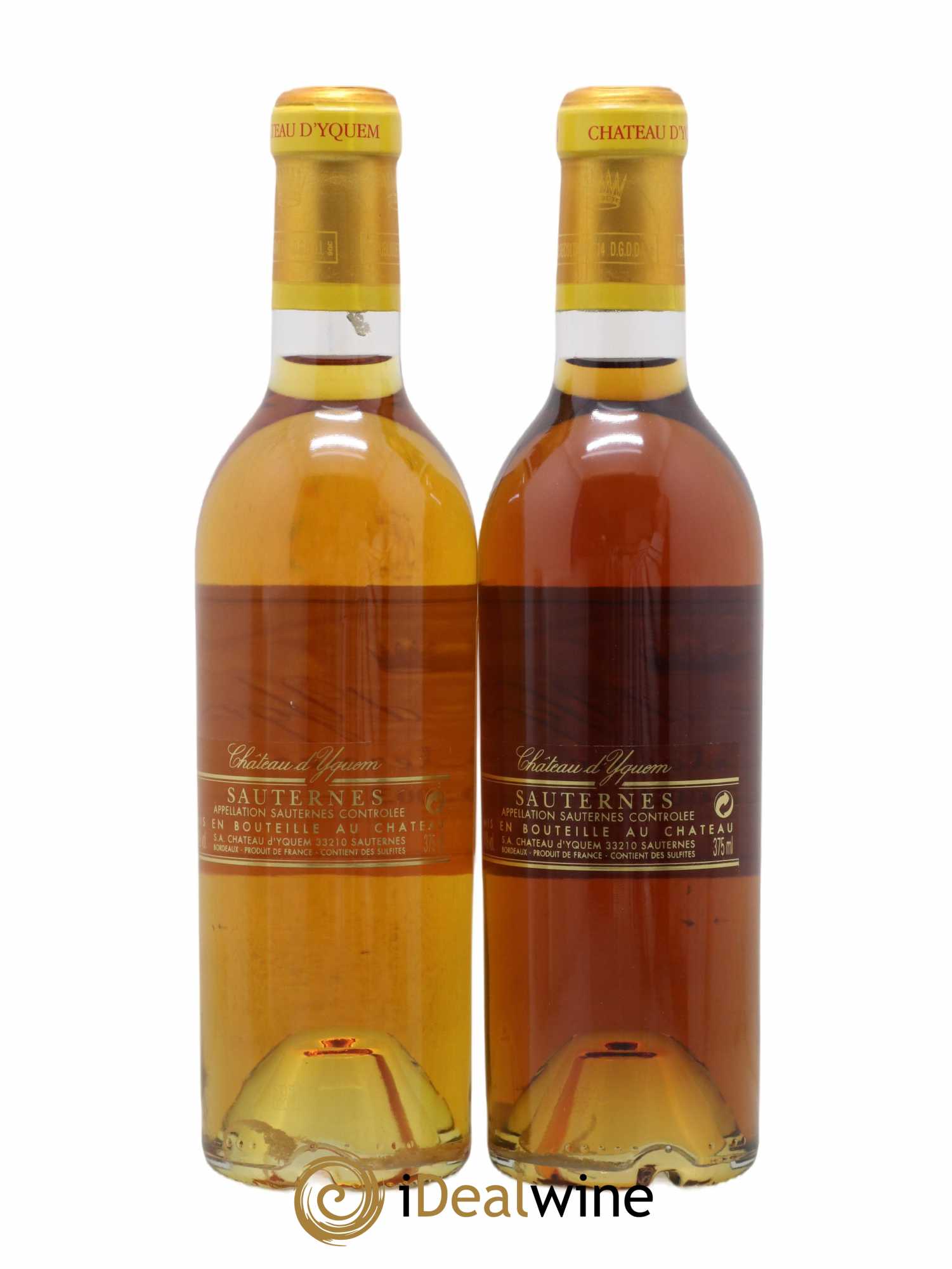 Château d' Yquem 1er Cru Classé Supérieur 2003 - Posten von 2 Demi-Flaschen - 1