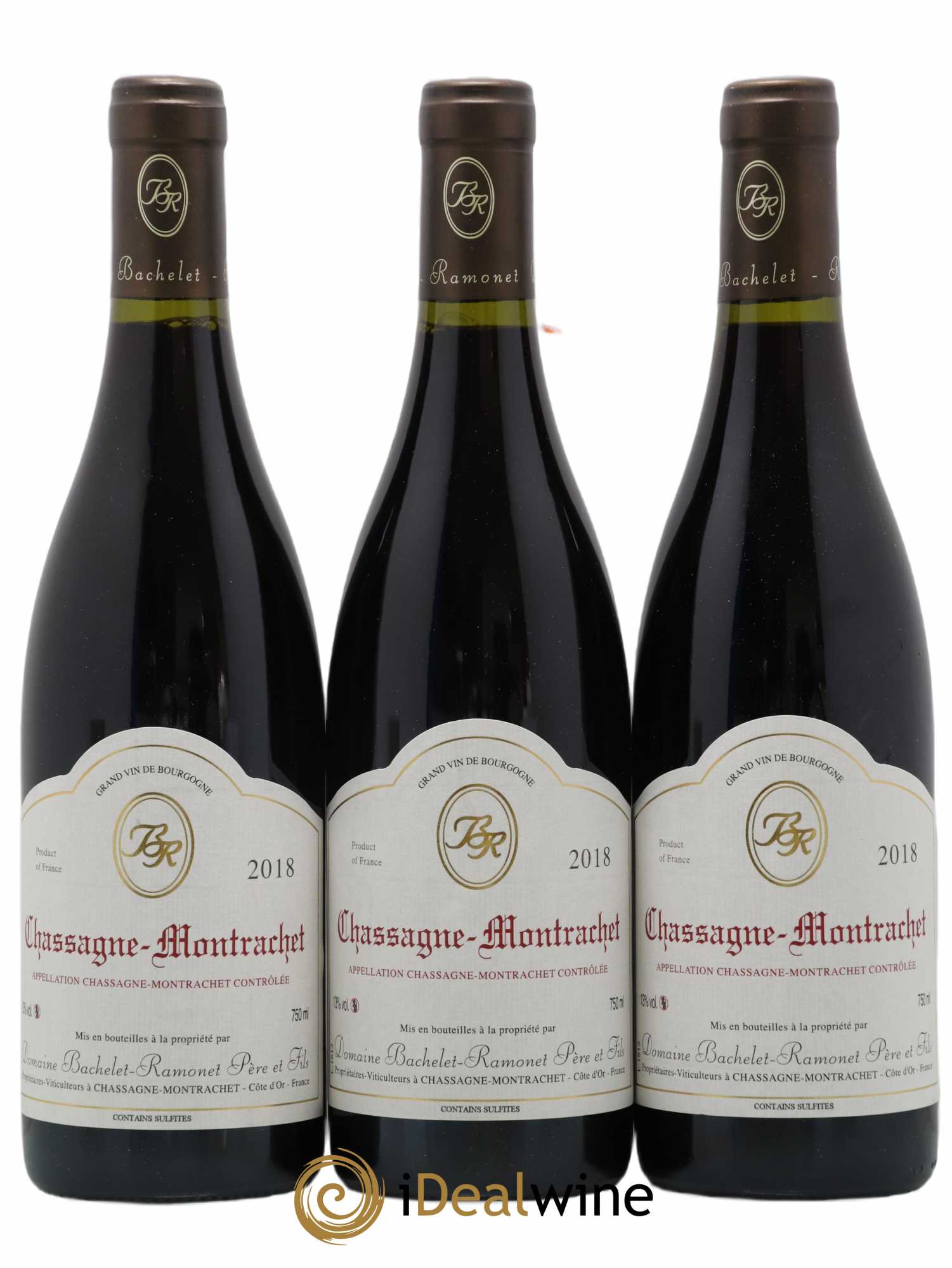 Chassagne-Montrachet Bachelet-Ramonet 2018 - Lot de 3 bouteilles - 0