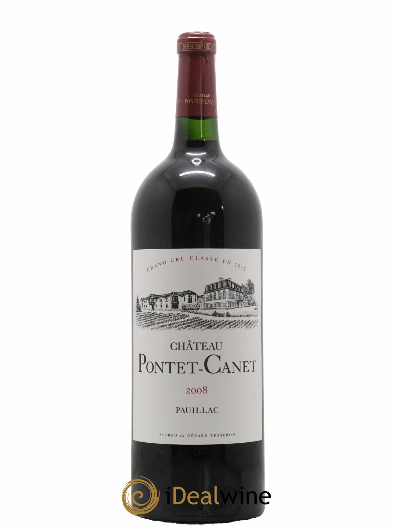 Château Pontet Canet 5ème Grand Cru Classé 2008 - Lot de 1 magnum - 0