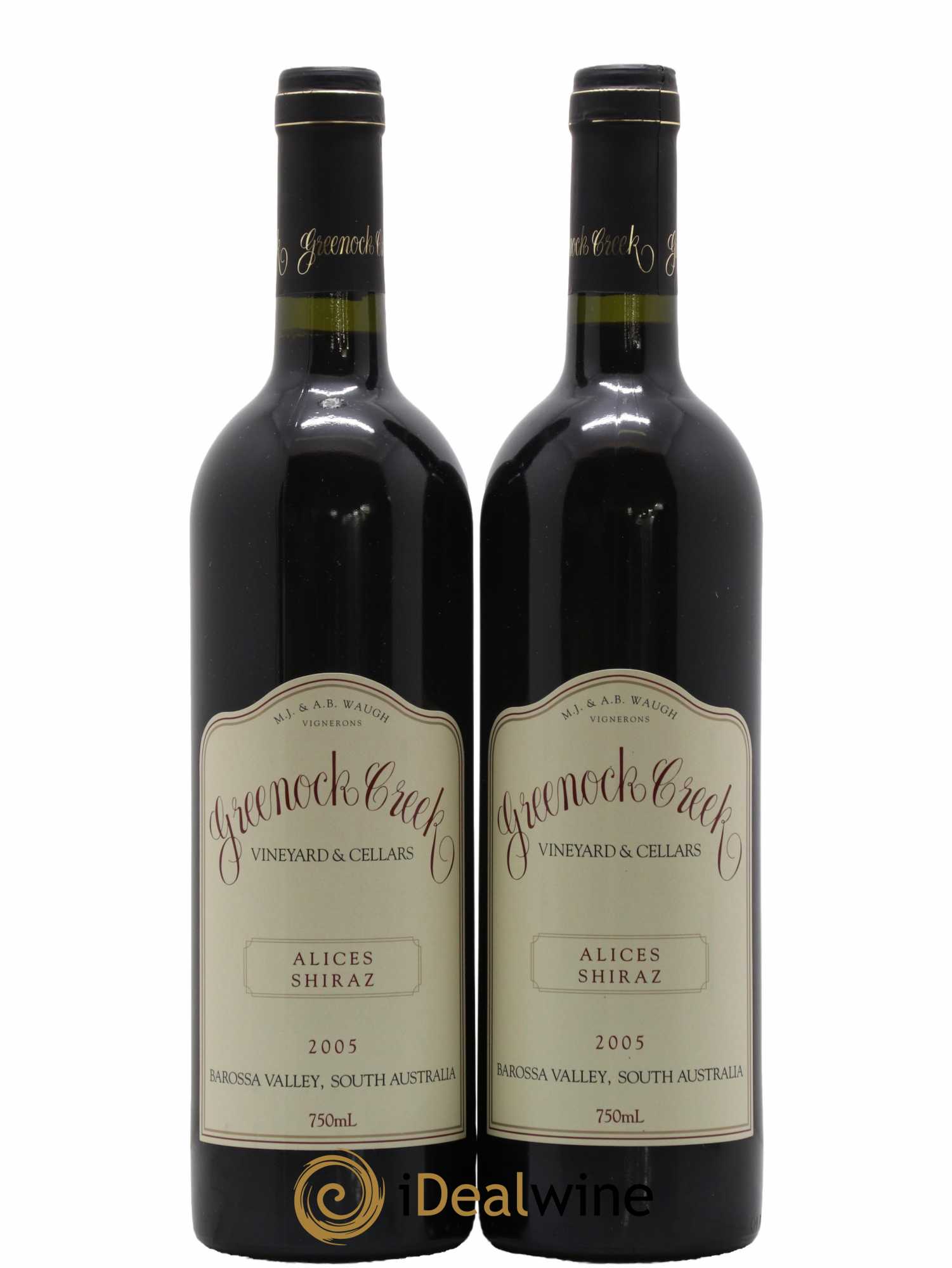 Barossa Valley Shiraz Greenock Creek Alices 2005 - Lot de 2 bouteilles - 0