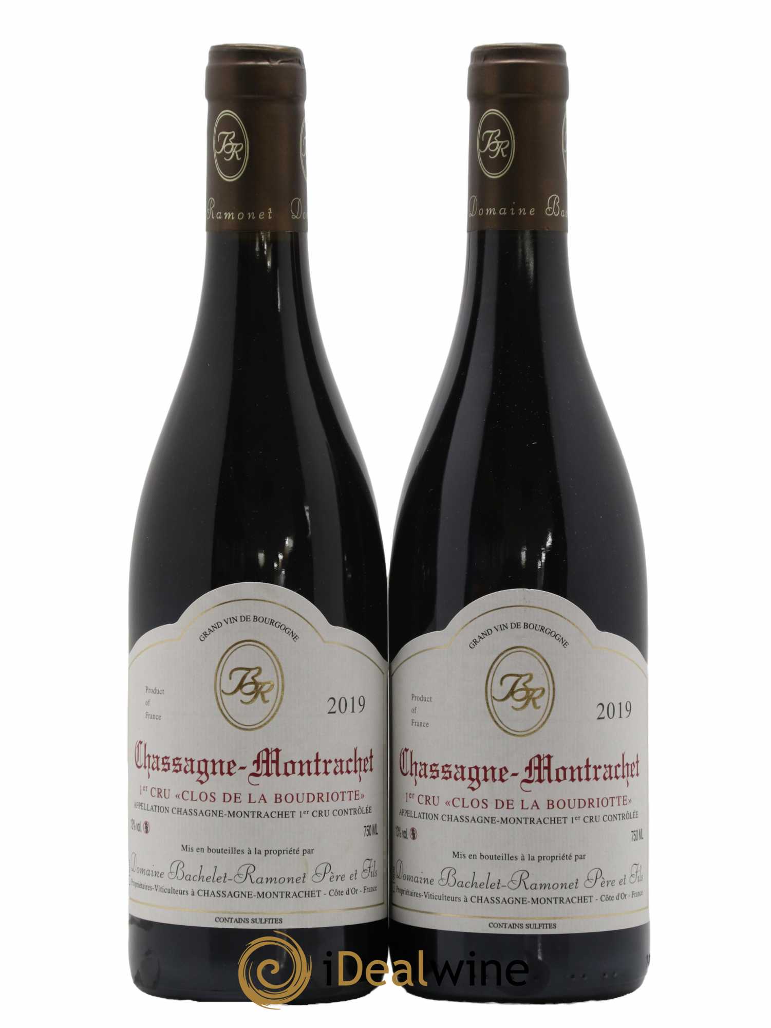 Chassagne-Montrachet 1er Cru Clos de la Boudriotte Bachelet-Ramonet (Domaine) 2019 - Lot de 2 bouteilles - 0
