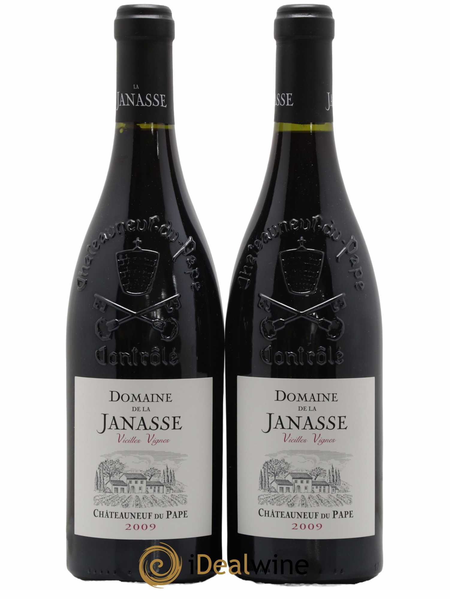 Châteauneuf-du-Pape Cuvée Vieilles Vignes La Janasse (Domaine de) 2009 - Lot de 2 bouteilles - 0