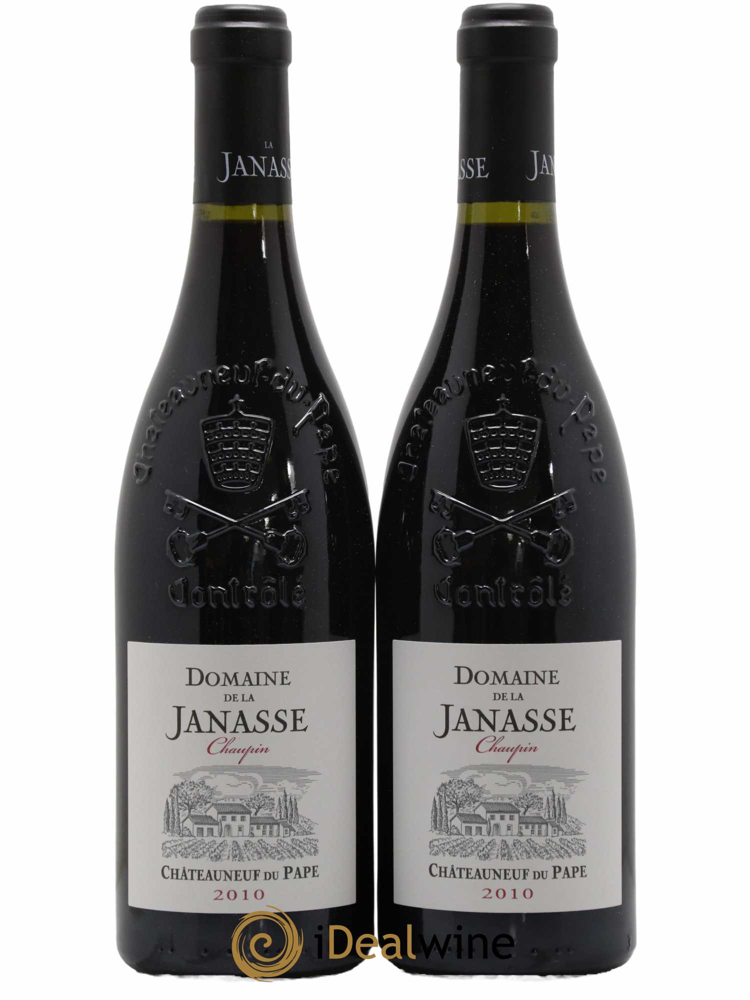 Châteauneuf-du-Pape Cuvée Chaupin La Janasse (Domaine de) 2010 - Lot de 2 bouteilles - 0