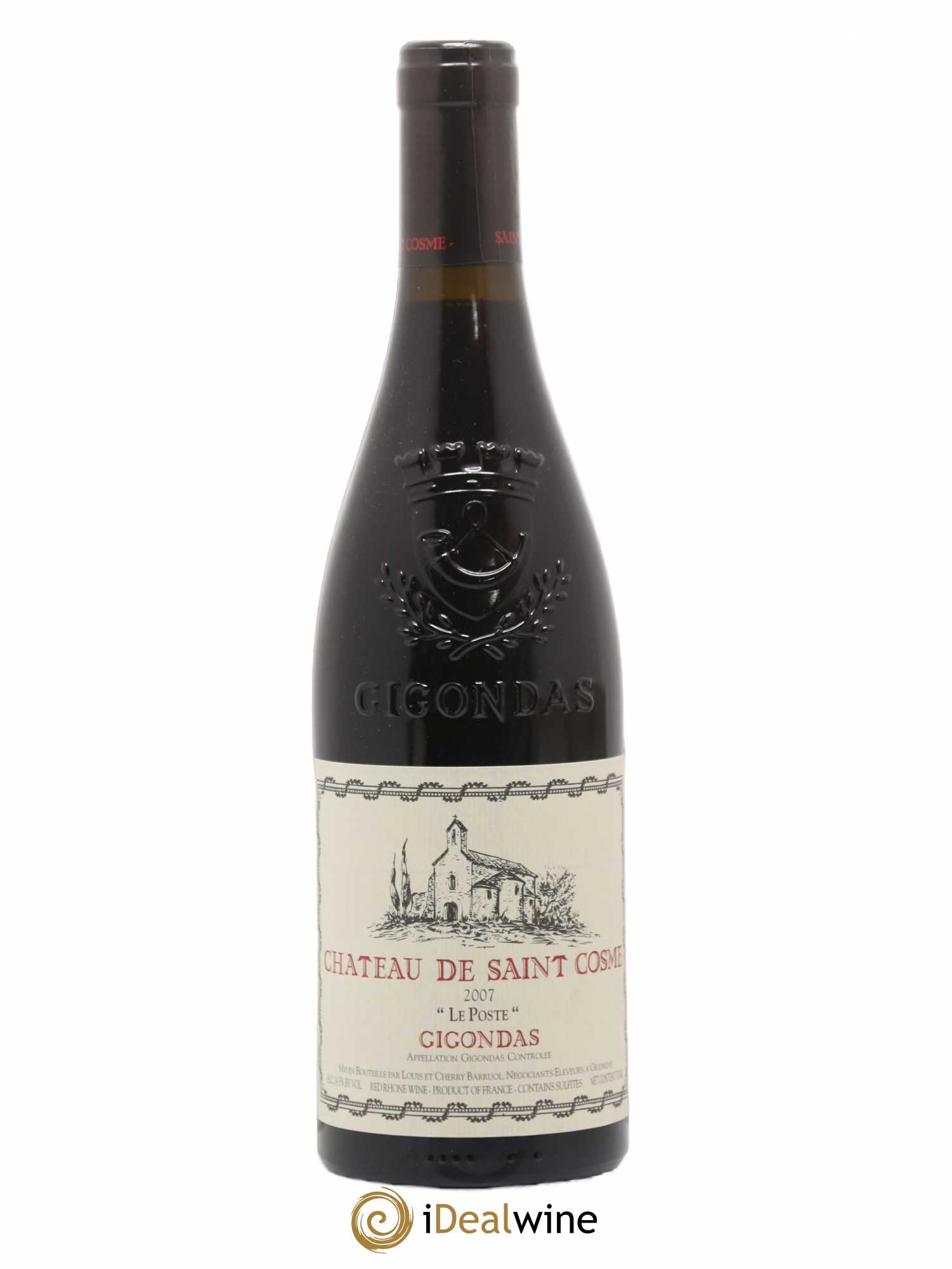 Gigondas Le Poste Saint Cosme 2007 - Lot de 1 bouteille - 0