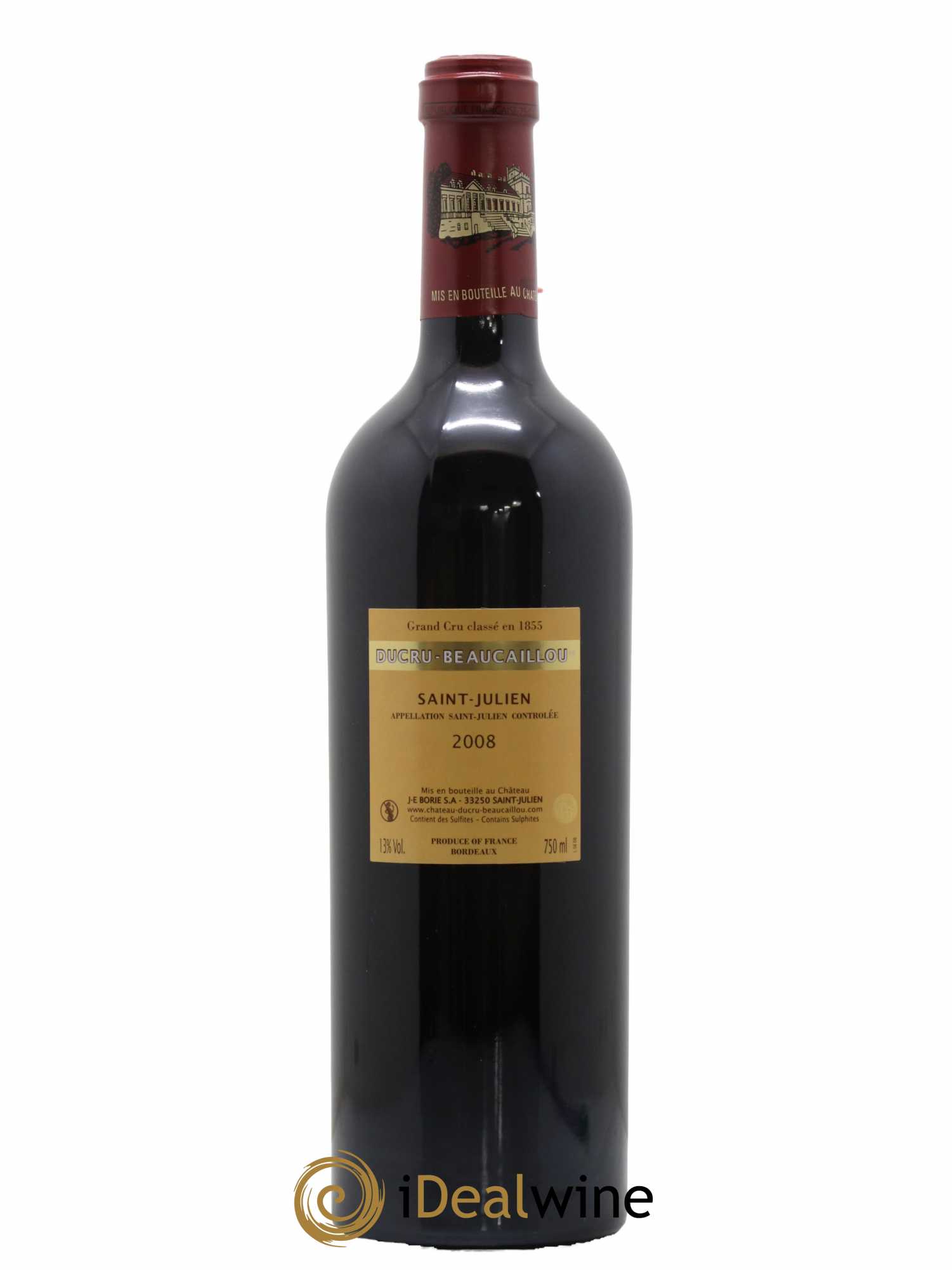Château Ducru Beaucaillou 2ème Grand Cru Classé 2008 - Lot de 1 bouteille - 1
