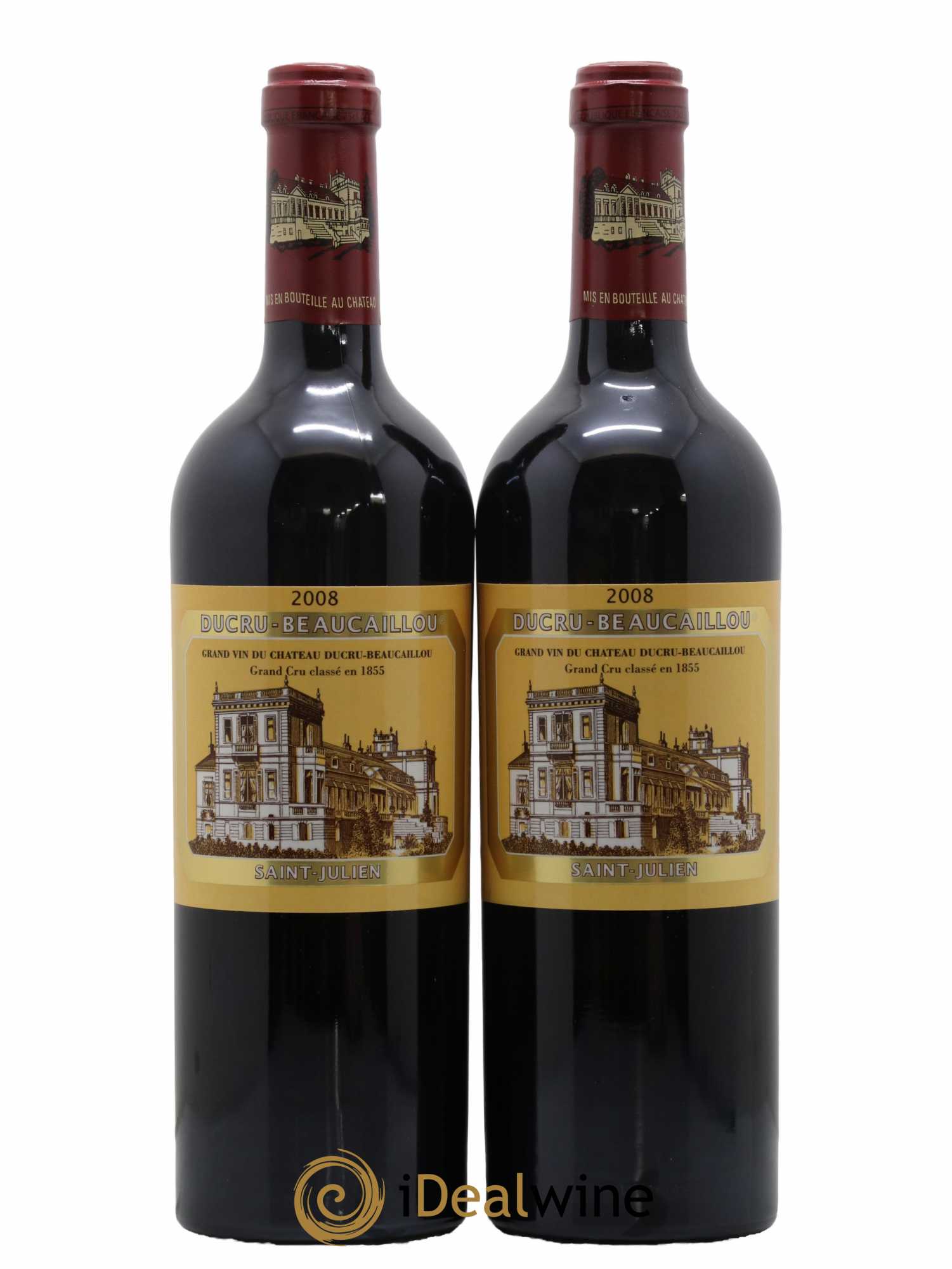Château Ducru Beaucaillou 2ème Grand Cru Classé 2008 - Lot de 2 bouteilles - 0