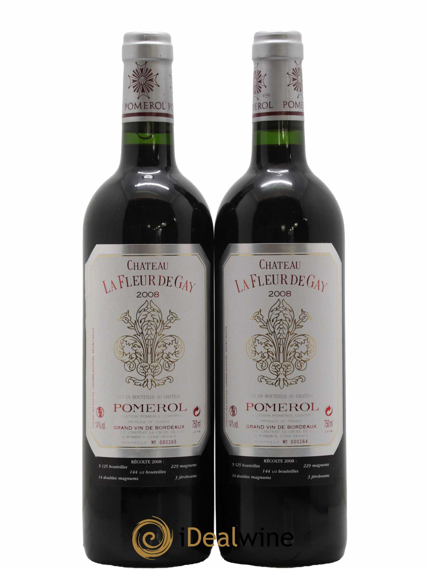 Château la Fleur de Gay 2008 - Lot de 2 bouteilles - 0