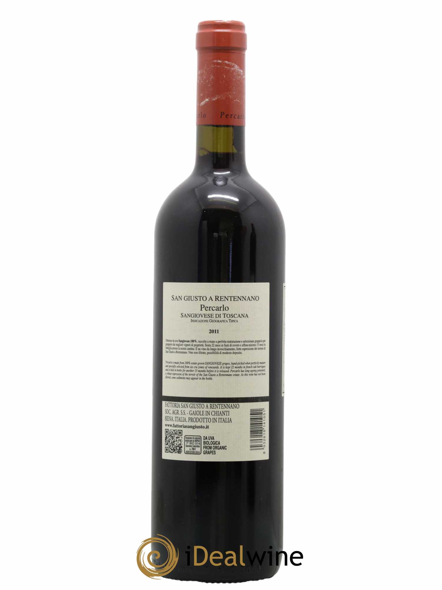 Toscana IGT San Giusto a Rentennano Percarlo Famille Martini di Cigala 2011 - Lot of 1 bottle - 1
