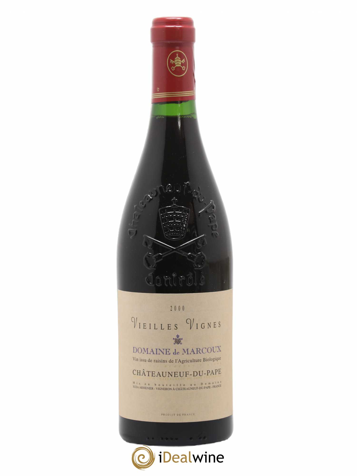 Châteauneuf-du-Pape Vieilles Vignes Marcoux (Domaine de) 2000 - Lot de 1 bouteille - 0
