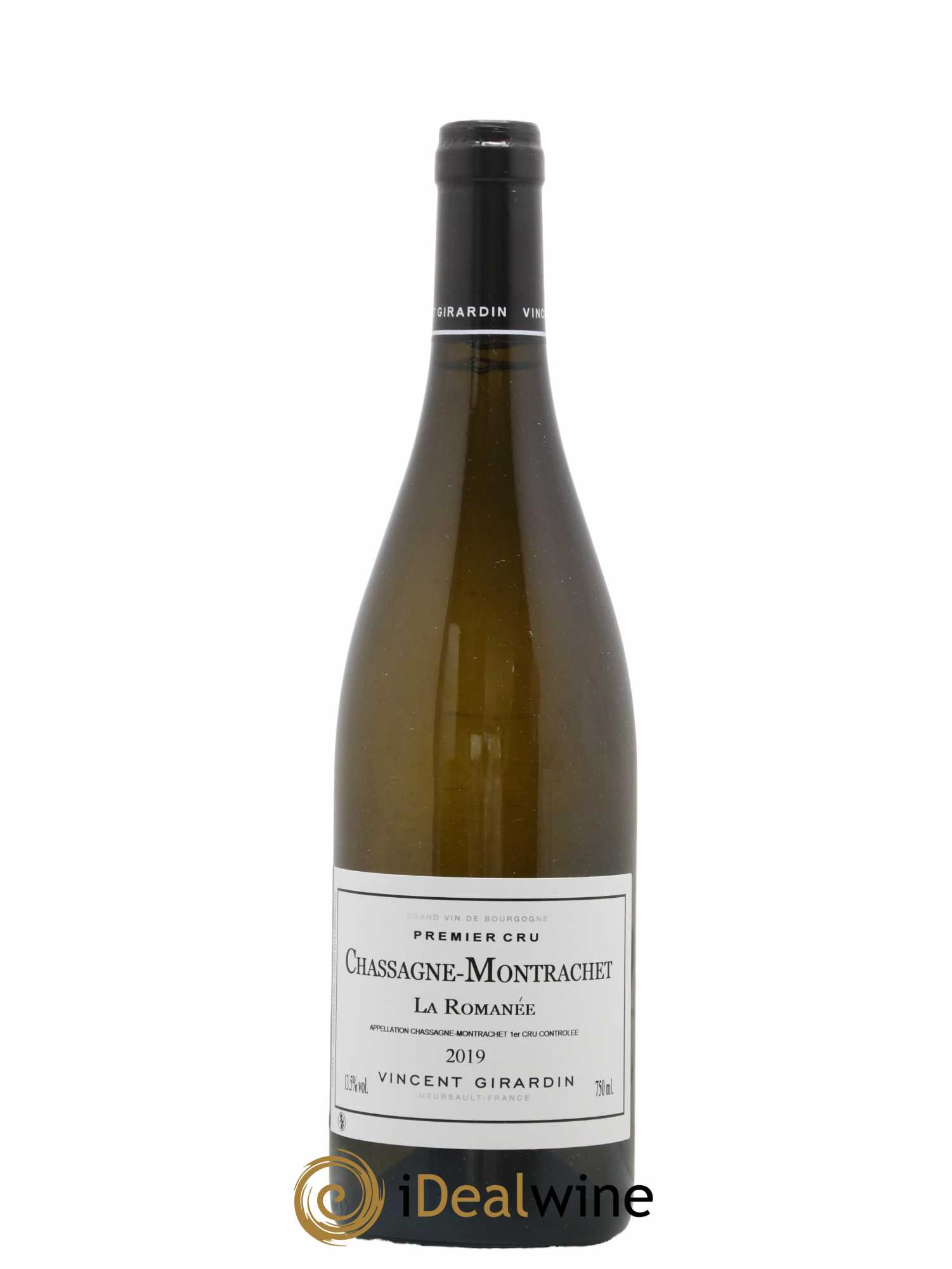 Chassagne-Montrachet 1er Cru La Romanée Vincent Girardin (Domaine) 2019 - Lot de 1 bouteille - 0