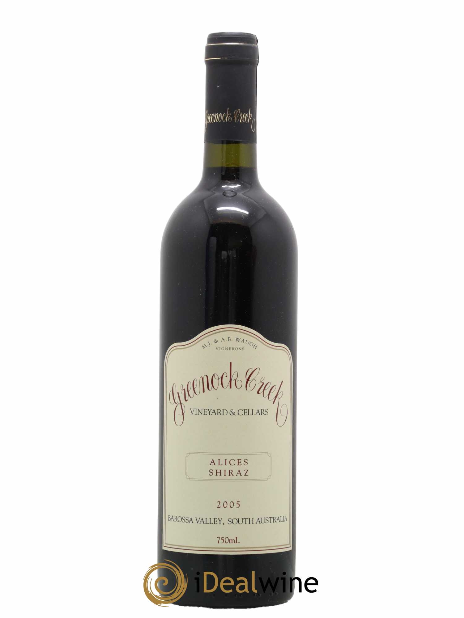 Australie Barossa Valley Alices Shiraz Greenock Creek 2005 - Lot de 1 bouteille - 0