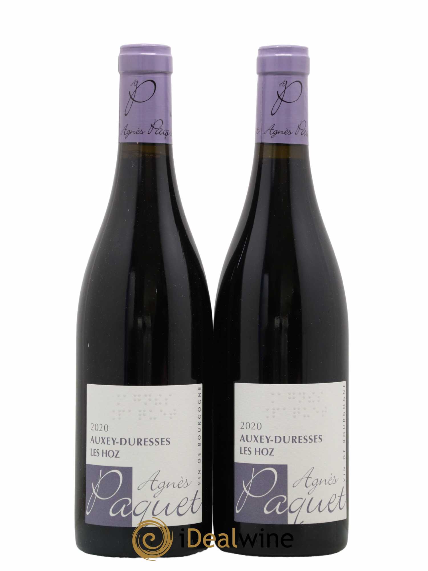 Auxey-Duresses Les Hoz Agnès Paquet (Domaine) 2020 - Lot de 2 bouteilles - 0