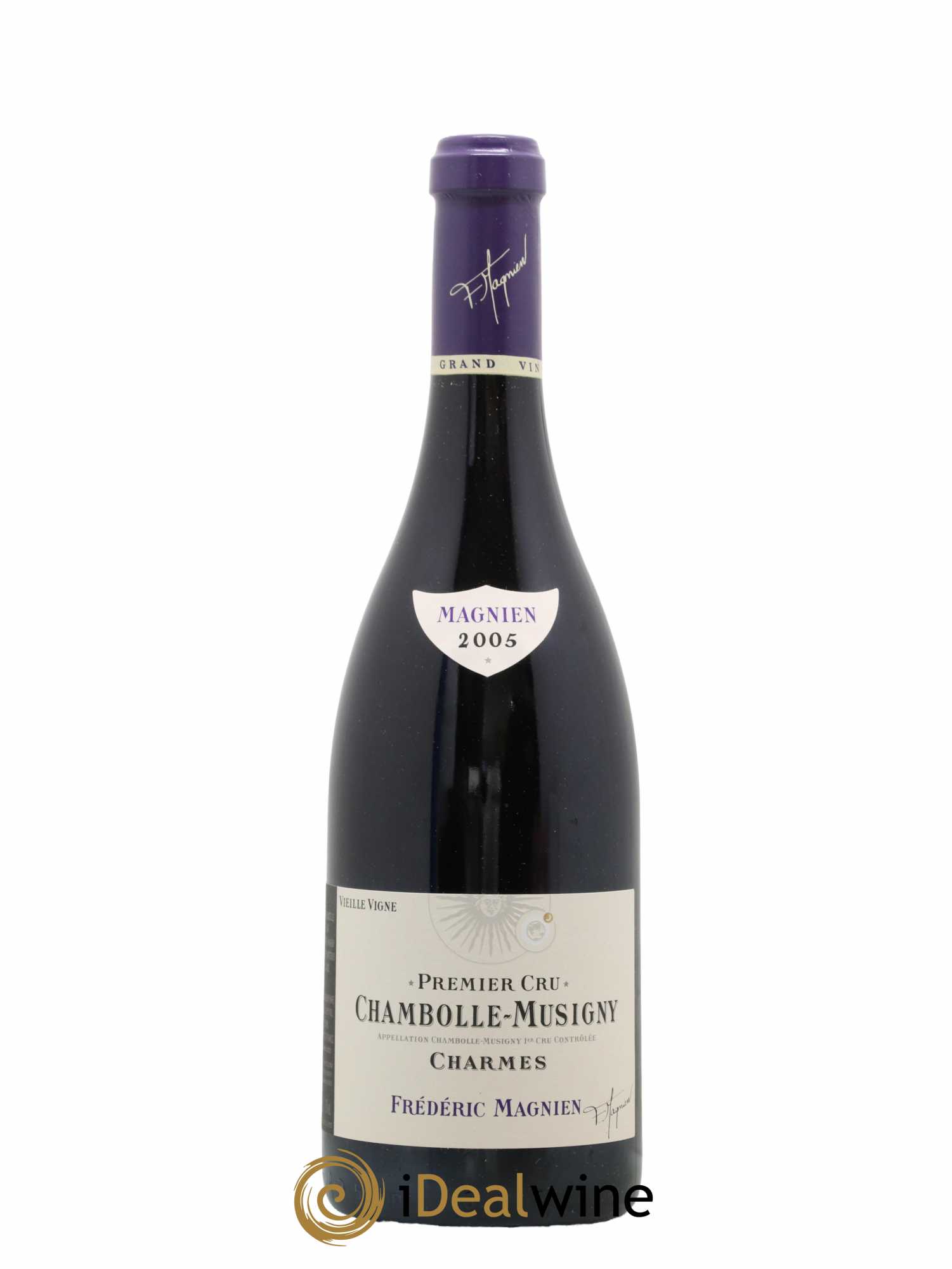 Chambolle-Musigny 1er Cru Les Charmes Vieilles vignes Frédéric Magnien 2005 - Lot de 1 bouteille - 0