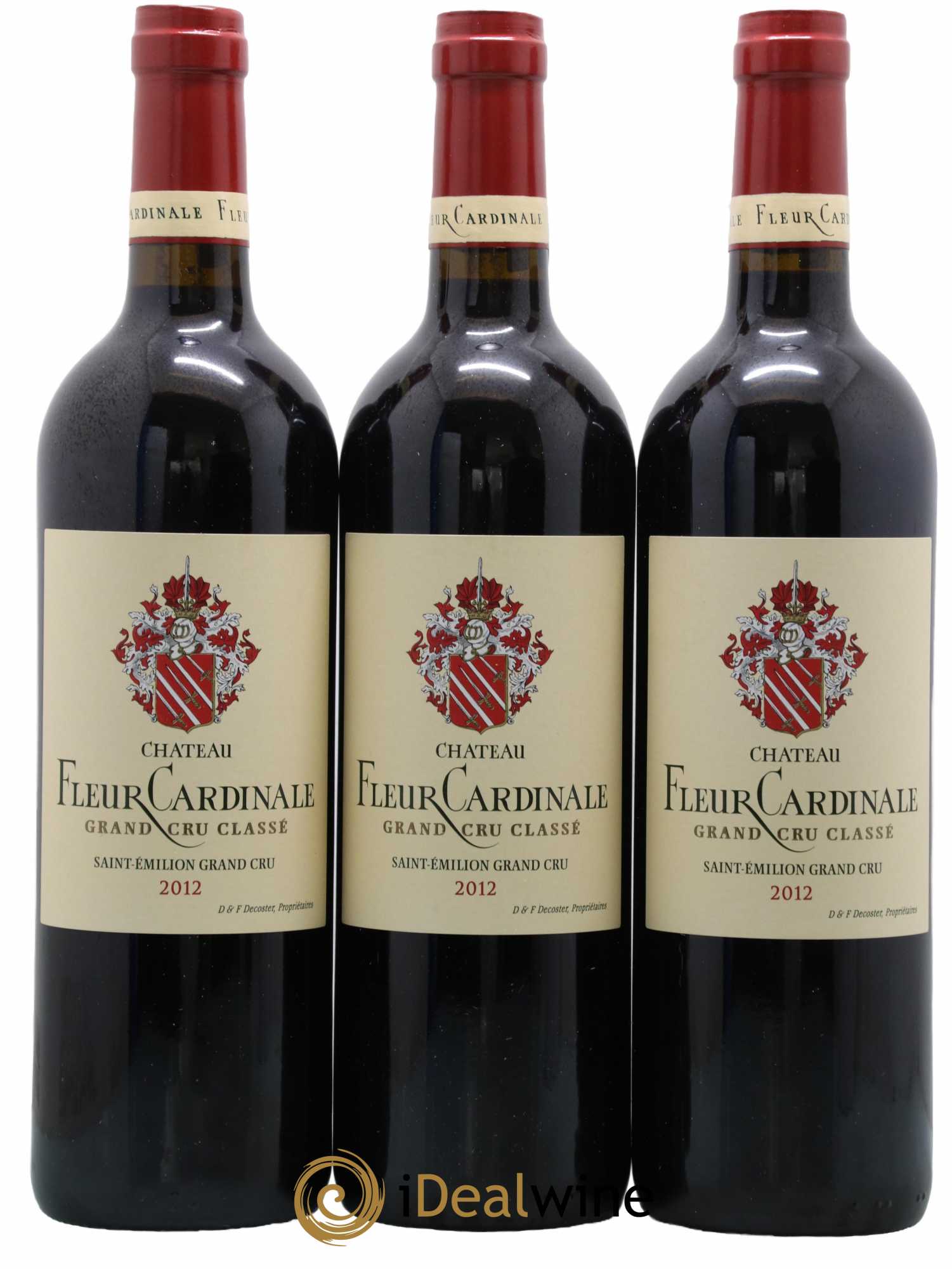 Château Fleur Cardinale Grand Cru Classé 2012 - Lot de 3 bouteilles - 0