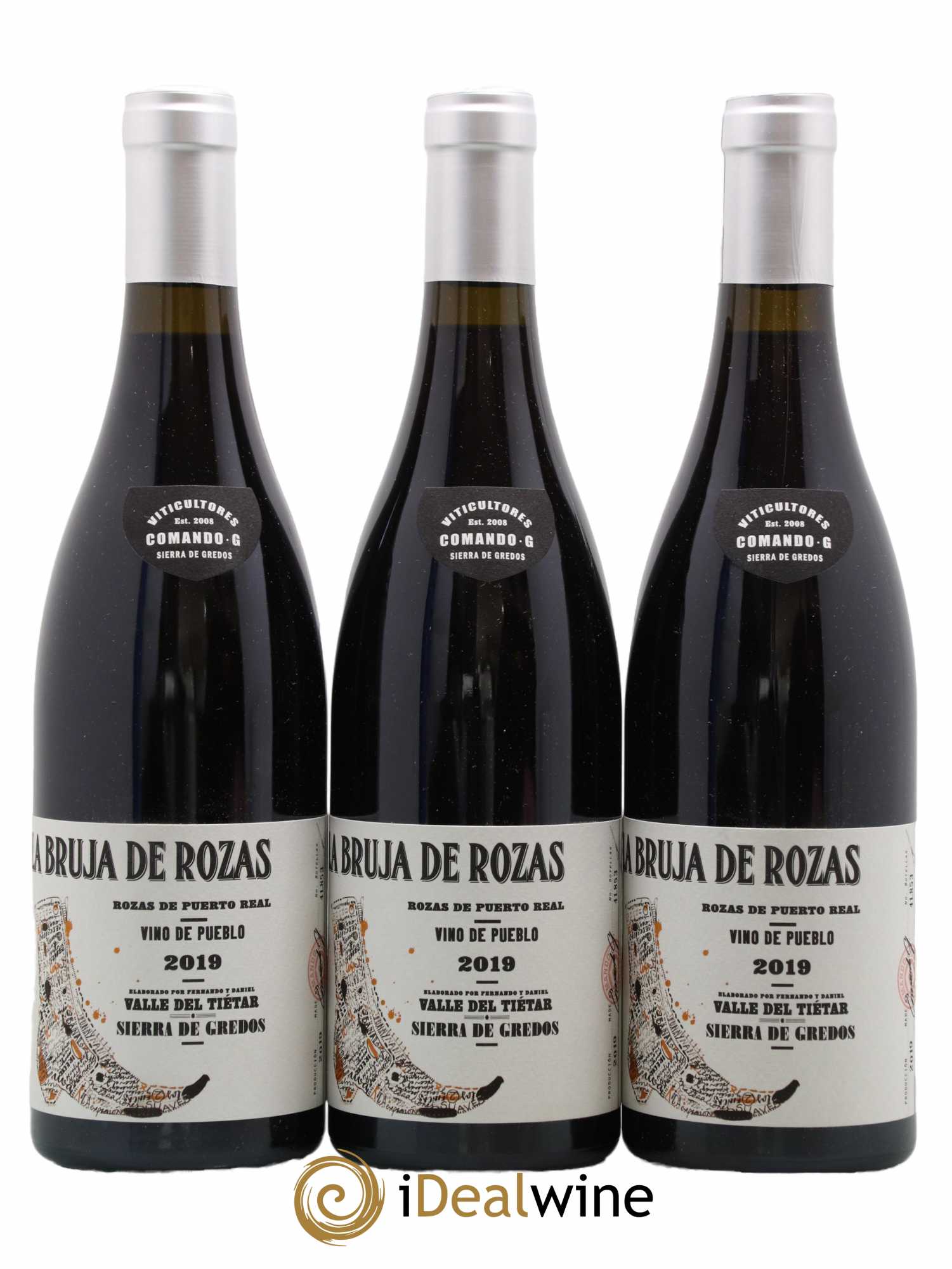 Vinos de Madrid DO Comando G La Bruja de Rozas 2019 - Lot de 3 bouteilles - 0