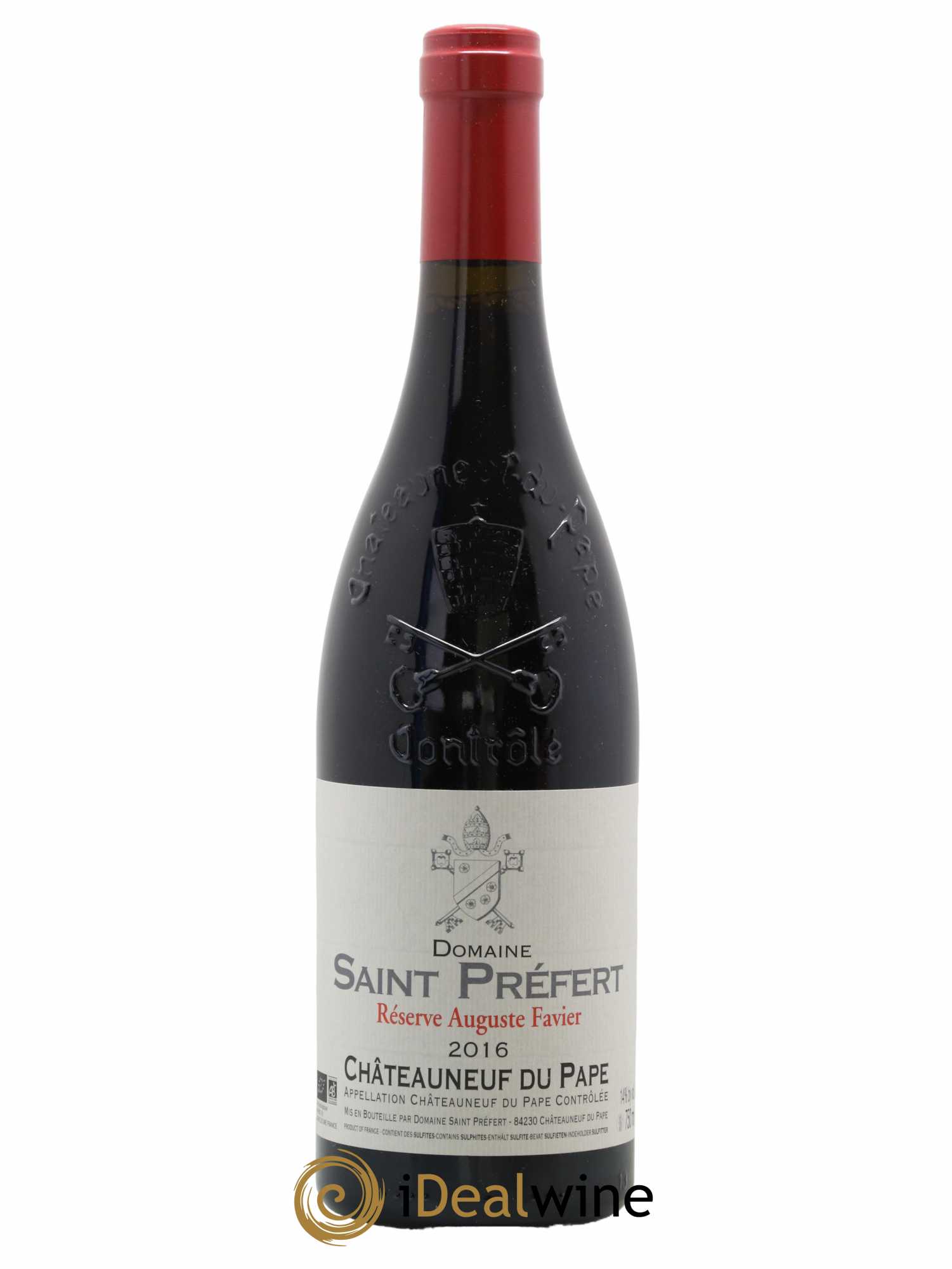 Châteauneuf-du-Pape Réserve Auguste Favier Domaine Saint-Préfert 2016 - Lot de 1 bouteille - 0