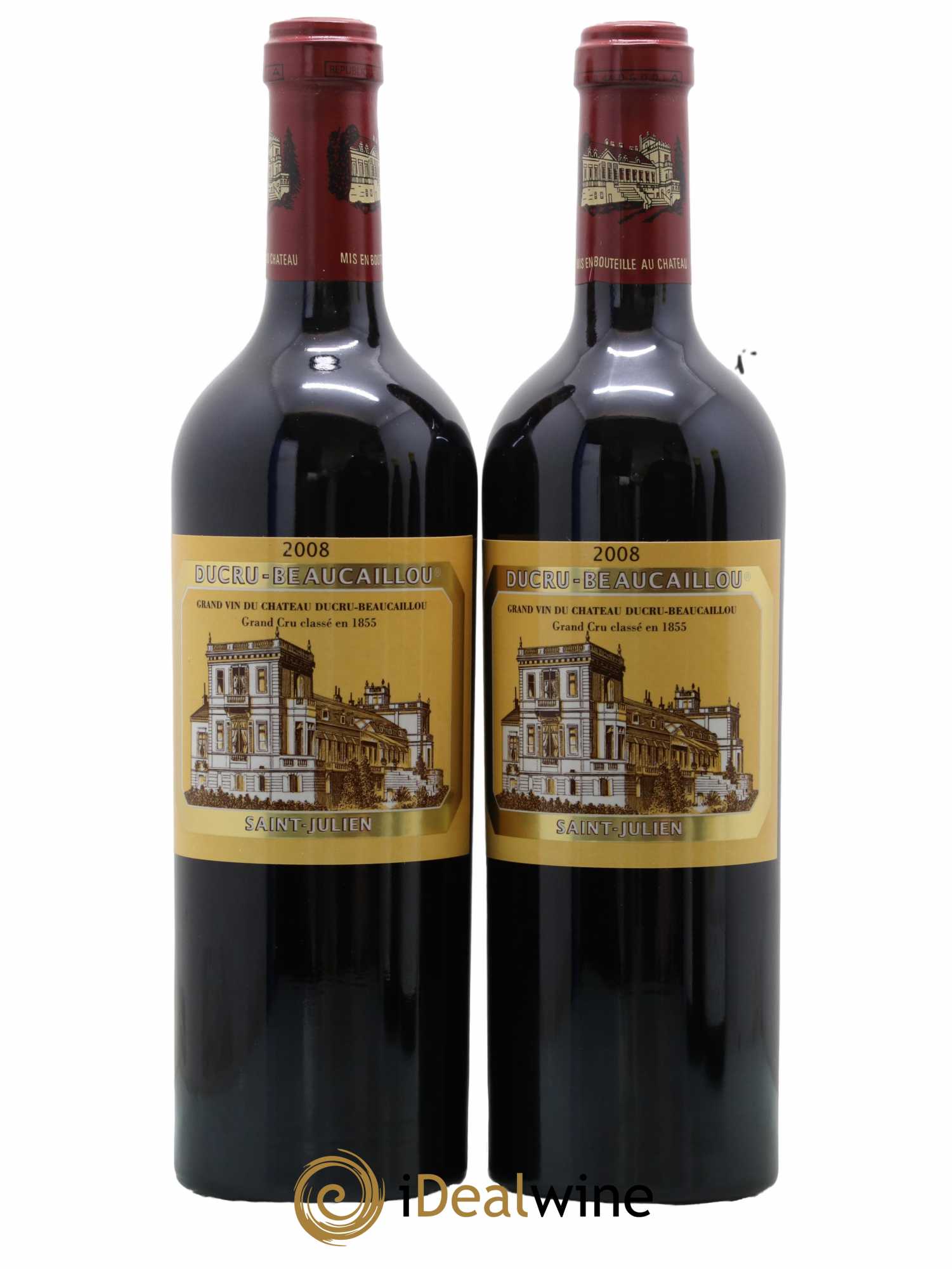 Château Ducru Beaucaillou 2ème Grand Cru Classé 2008 - Lot de 2 bouteilles - 0