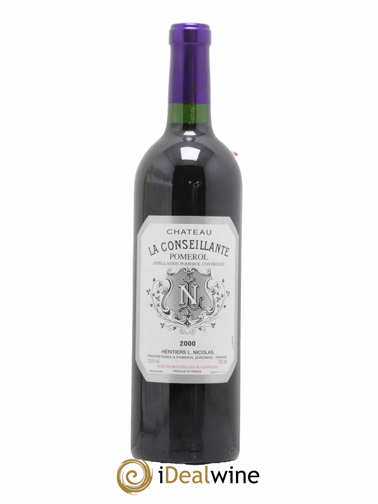Château la Conseillante 2000 - Lot de 1 bouteille - 0