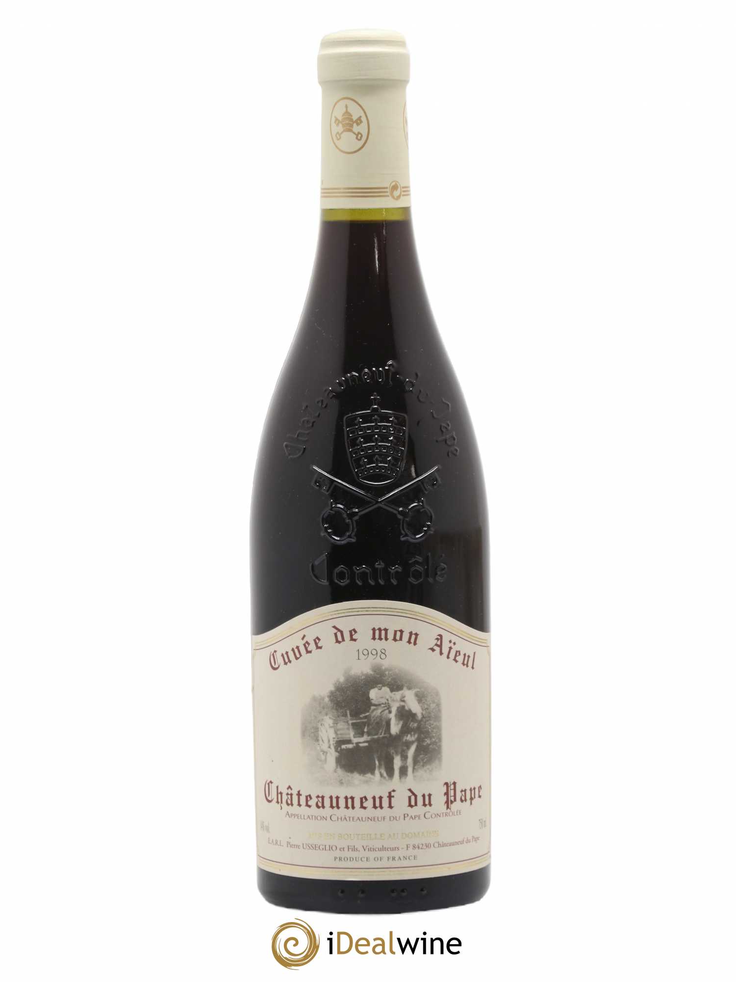 Châteauneuf-du-Pape Cuvée de mon Aïeul Pierre Usseglio & Fils 1998 - Lot de 1 bouteille - 0