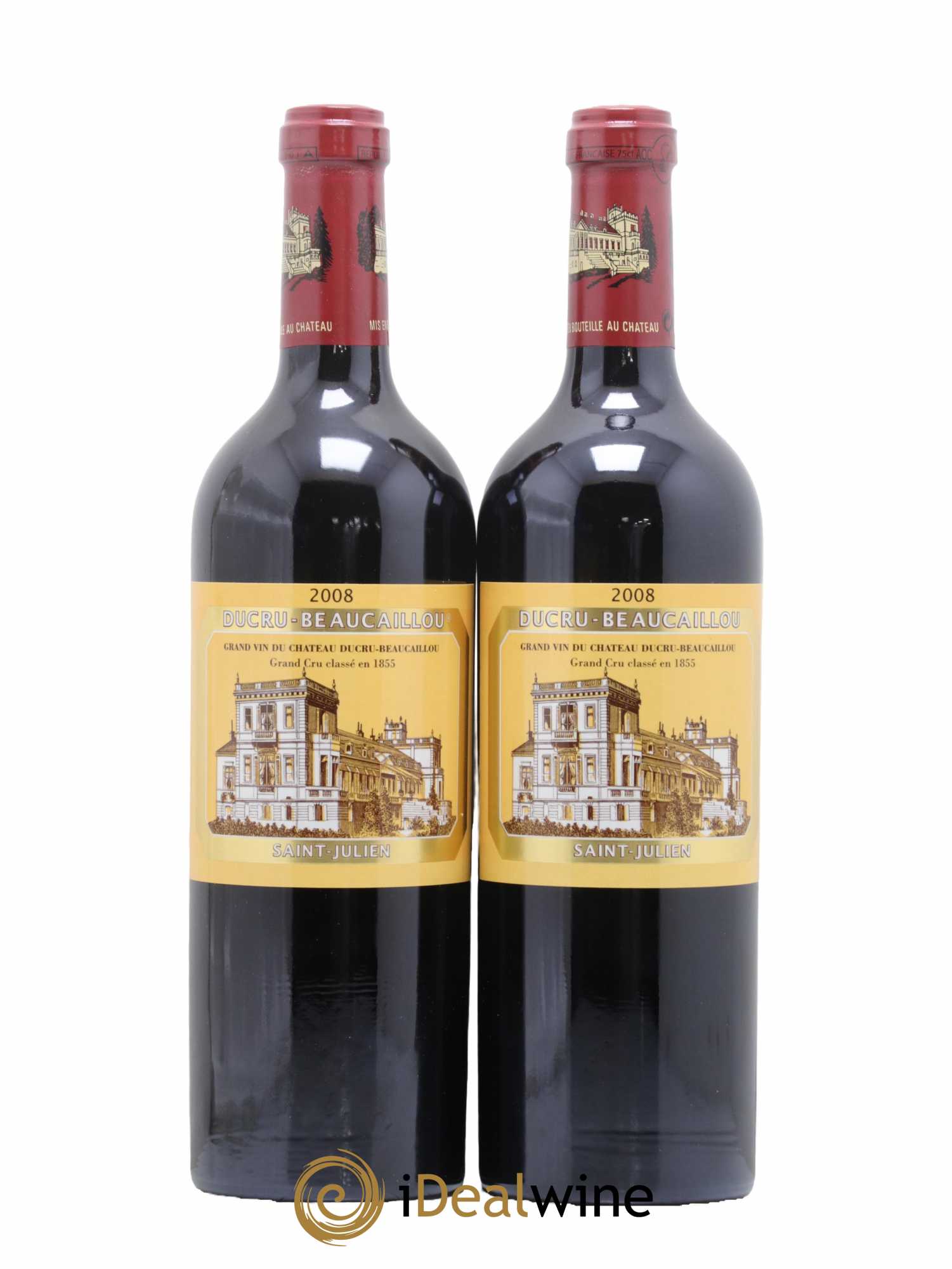 Château Ducru Beaucaillou 2ème Grand Cru Classé 2008 - Lot de 2 bouteilles - 0