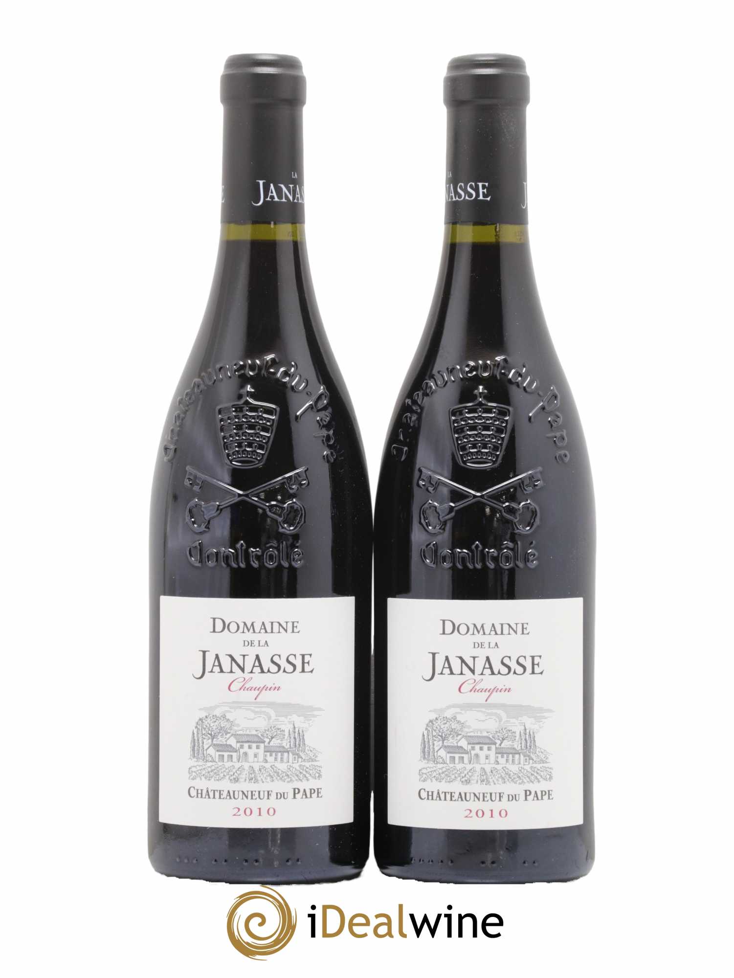 Châteauneuf-du-Pape Cuvée Chaupin La Janasse (Domaine de) 2010 - Lot de 2 bouteilles - 0