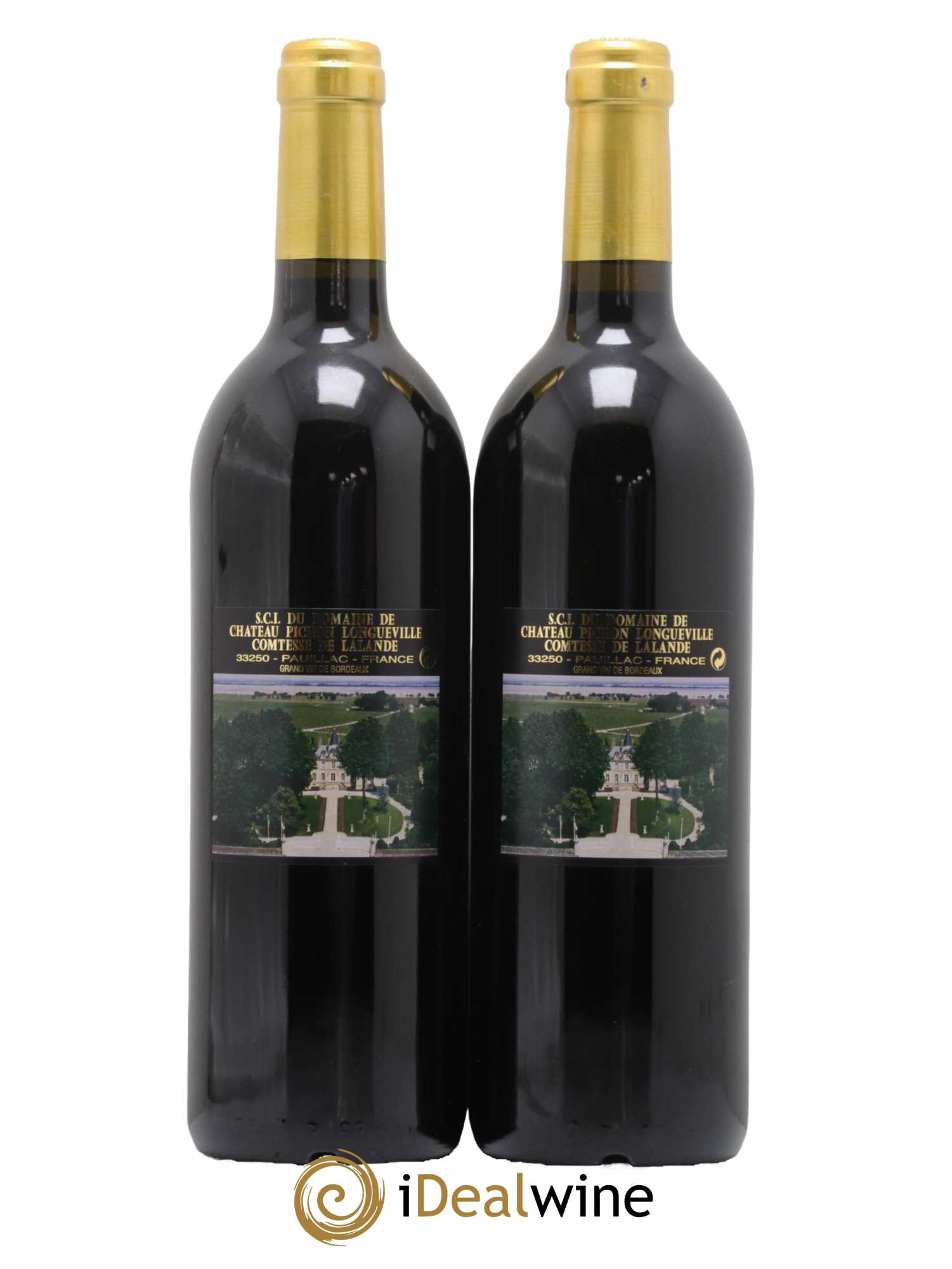 Château Pichon Longueville Comtesse de Lalande 2ème Grand Cru Classé 2000 - Lot de 2 bouteilles - 1