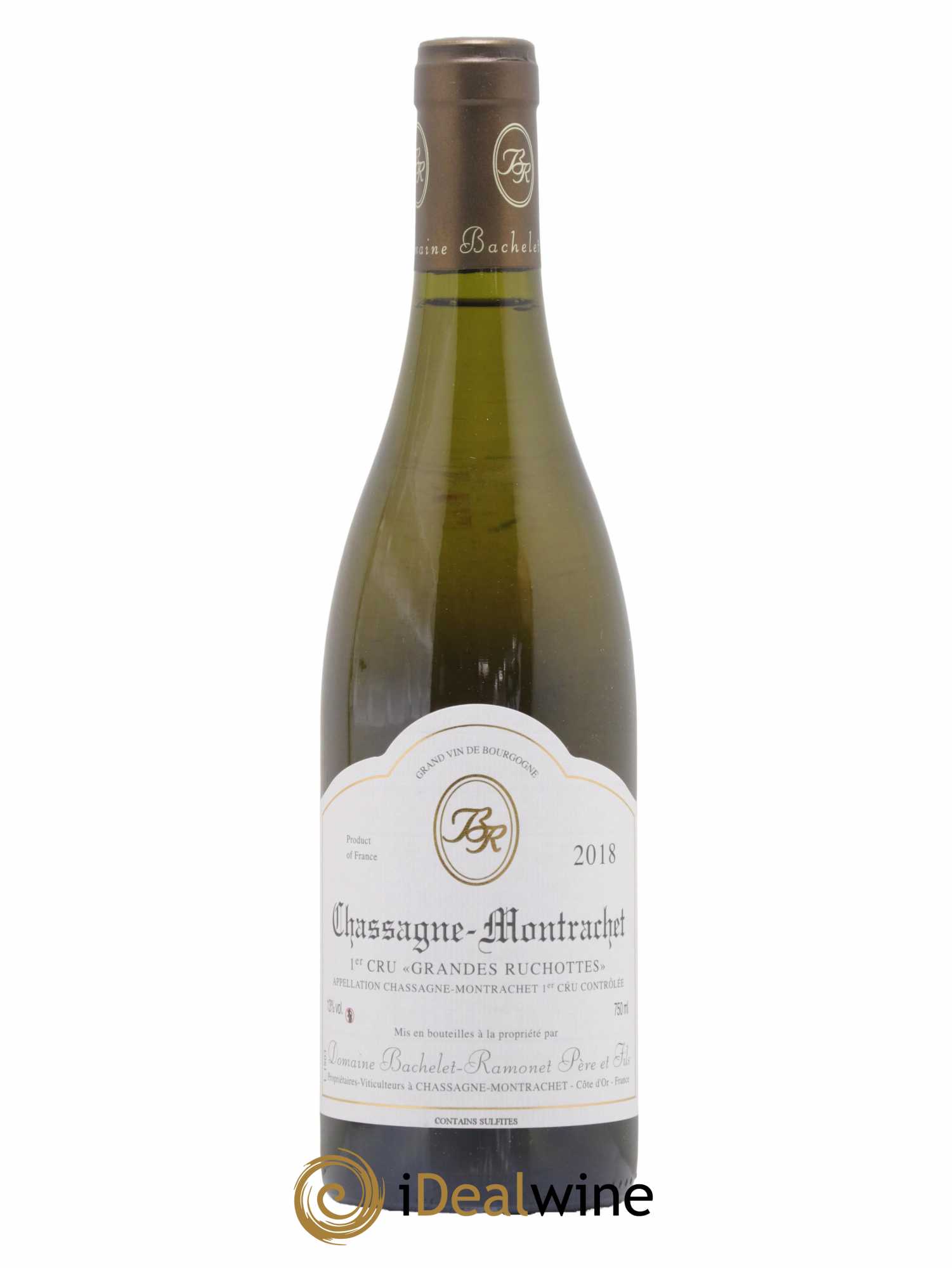Chassagne-Montrachet 1er Cru Les Grandes Ruchottes Bachelet-Ramonet (Domaine) Les Grandes Ruchottes Bachelet Ramonet 2018 - Posten von 1 Flasche - 0