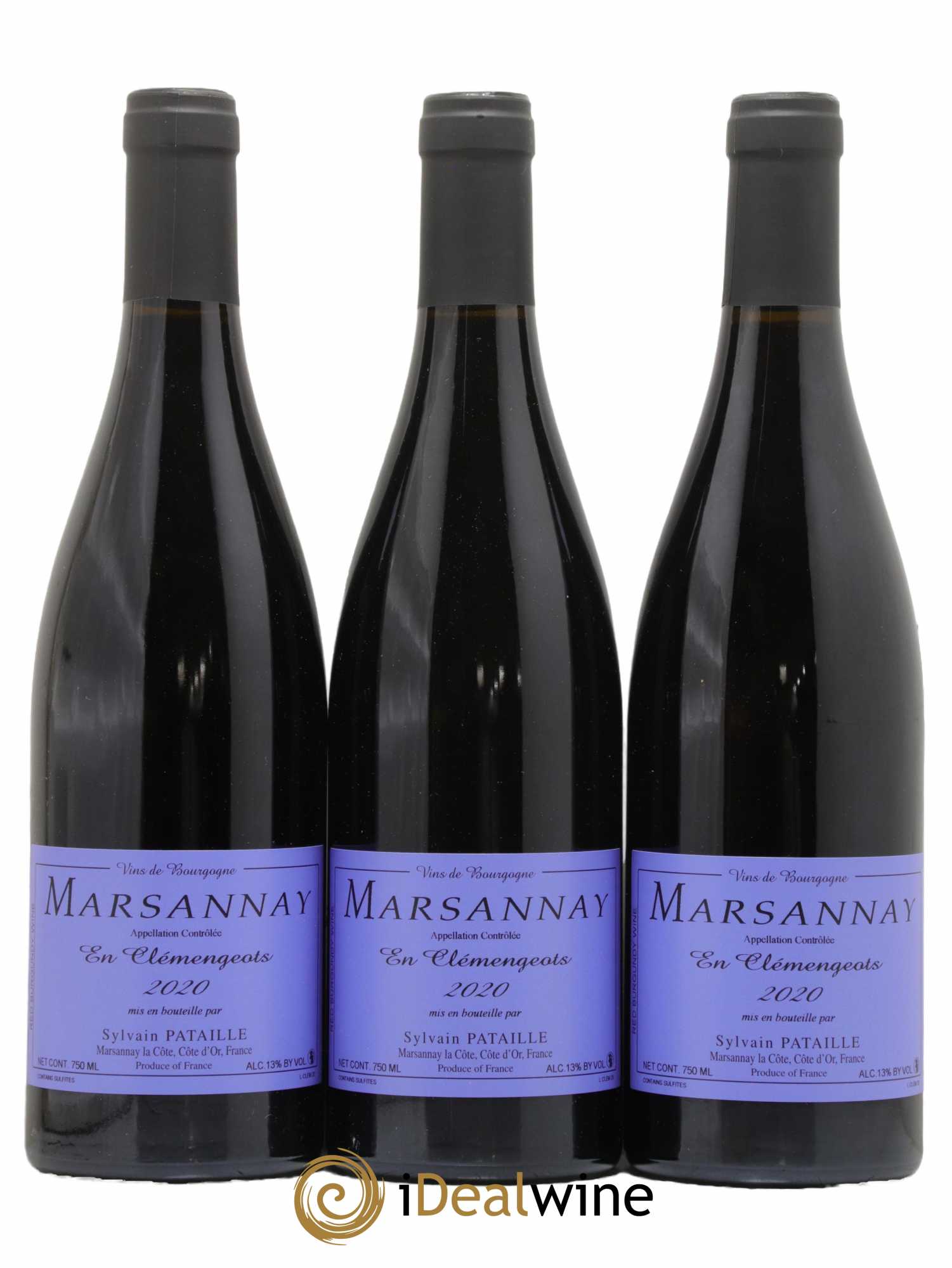 Marsannay En Clémengeots Sylvain Pataille (Domaine) 2020 - Lotto di 3 bottiglie - 0