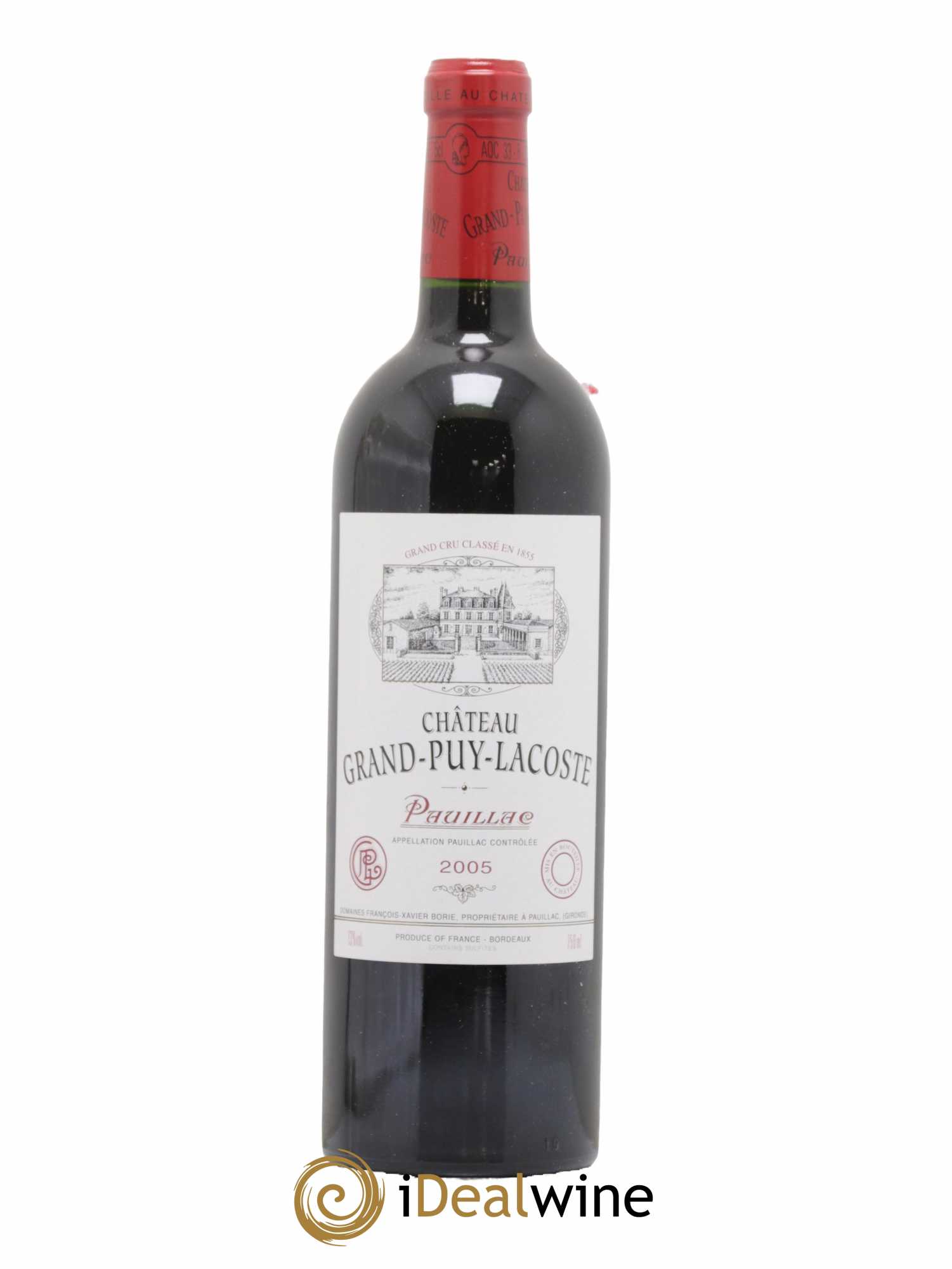 Château Grand Puy Lacoste 5ème Grand Cru Classé 2005 - Lot de 1 bouteille - 0
